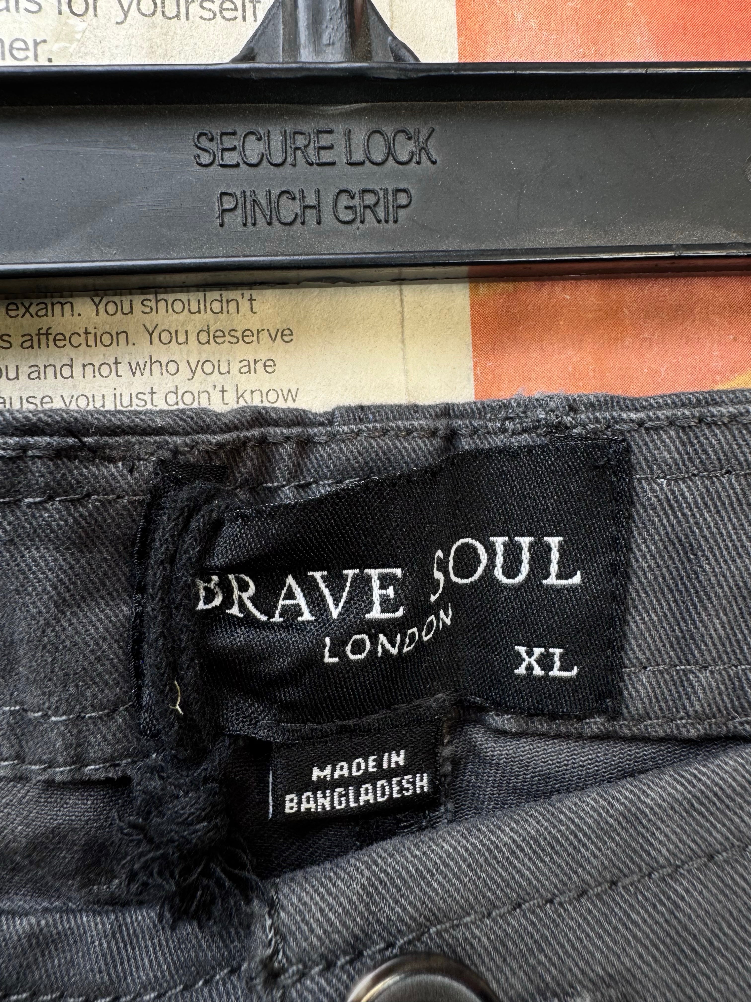 Brave Soul® Waist: 40" | Charcoal | Cargo Shorts | Cotton | 1612 - Genuine Maal