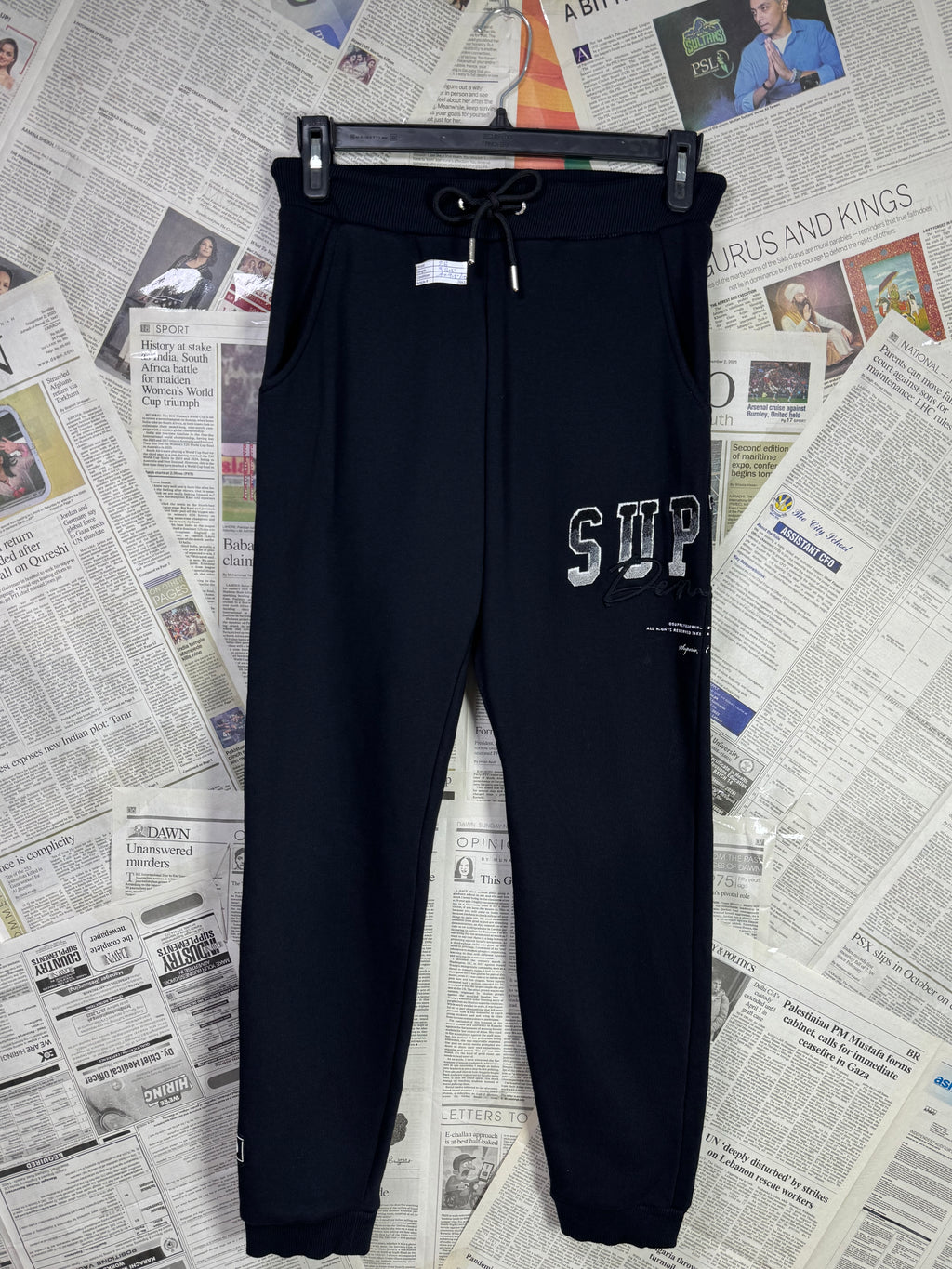 Demand & Supply® Waist: 28" | Black | Trouser | Inner: Fleece | 2661 - Genuine Maal