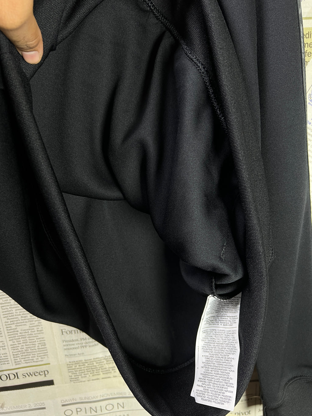 N*ke® Small | Chest: 20.5" | Black | Hoodie Pullover | Stretch Lining | 1954 - Genuine Maal