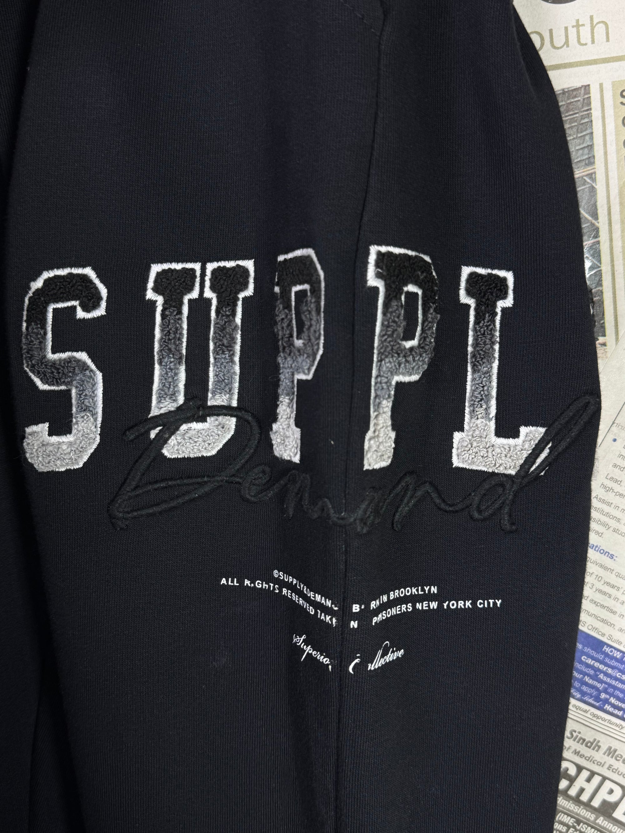 Demand & Supply® Waist: 28" | Black | Trouser | Inner: Fleece | 2661 - Genuine Maal