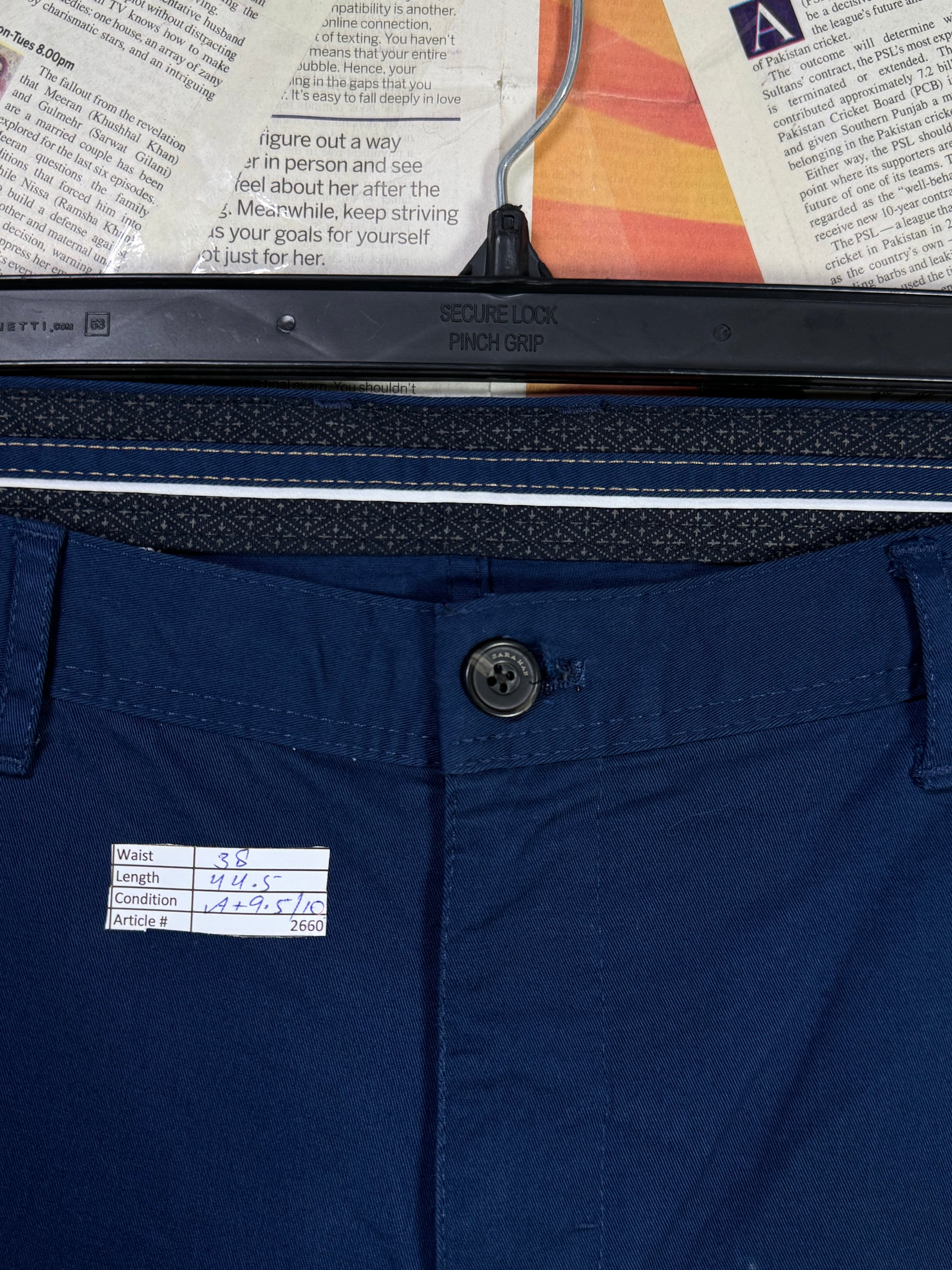 Zara® Waist: 38" | Blue | Golf Pant | 2660 - Genuine Maal