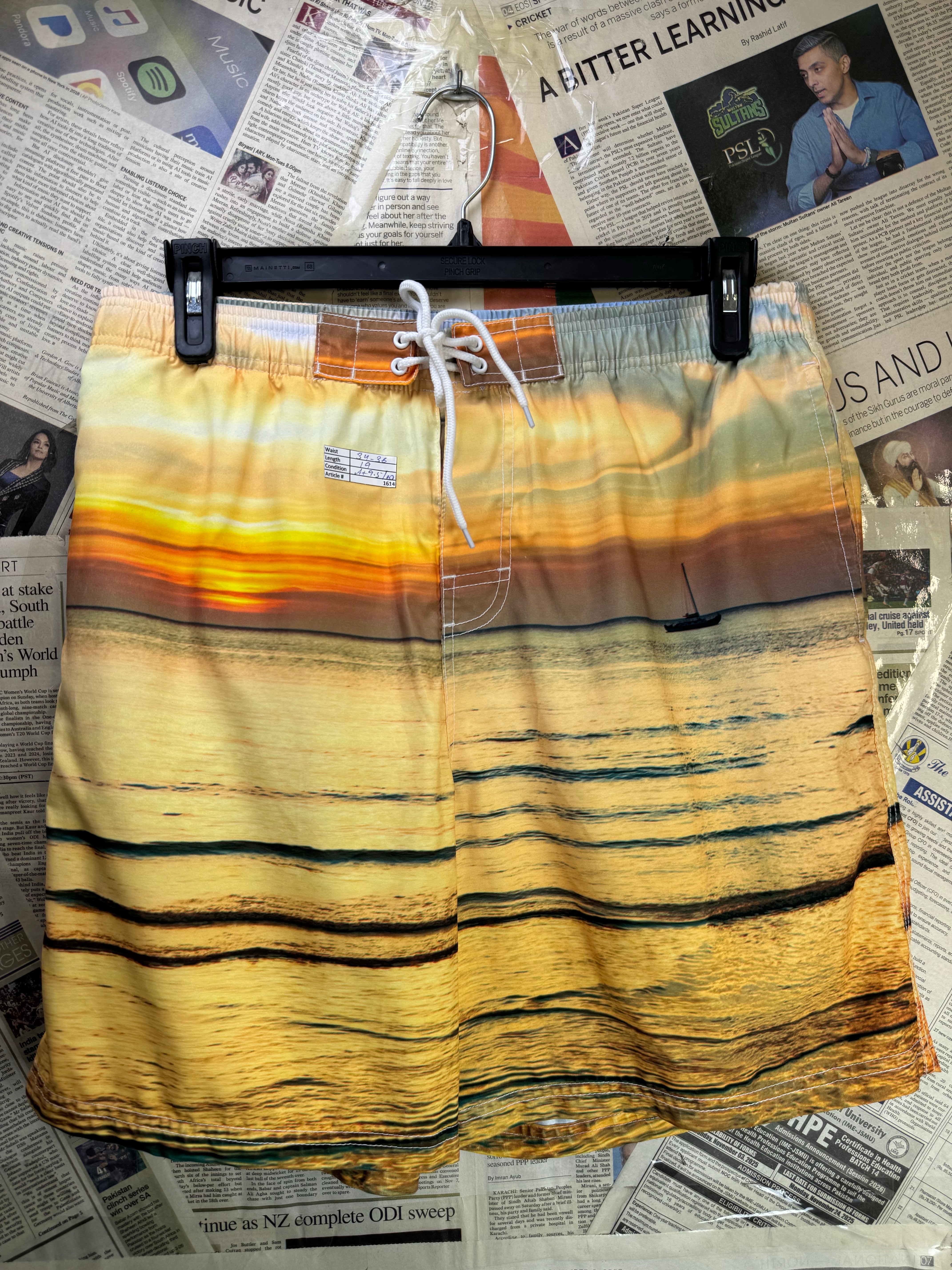 F&F® Waist: 34" to 36" | Swim Shorts | Poly | 1614 - Genuine Maal