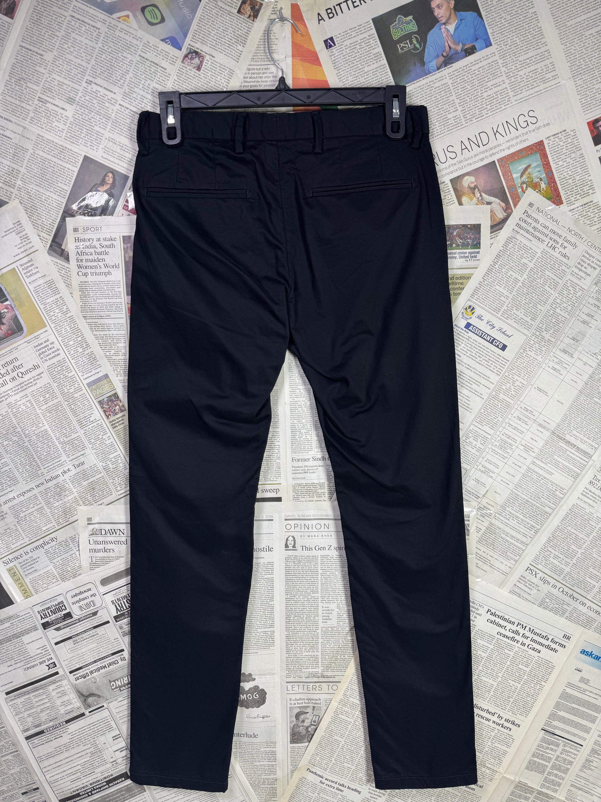 Celio® Waist: 32" | Black | Chino Pant | Fit: Slim | 2653 - Genuine Maal