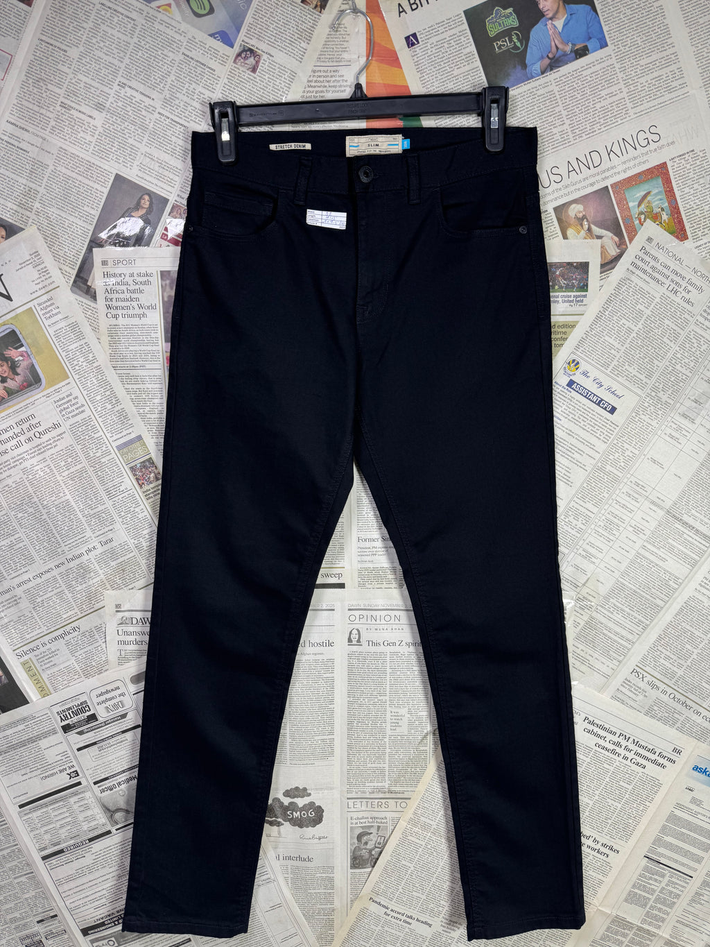 Next® Waist: 32" | Black | Stretch Denim Pant | Fit: Slim | 2651 - Genuine Maal