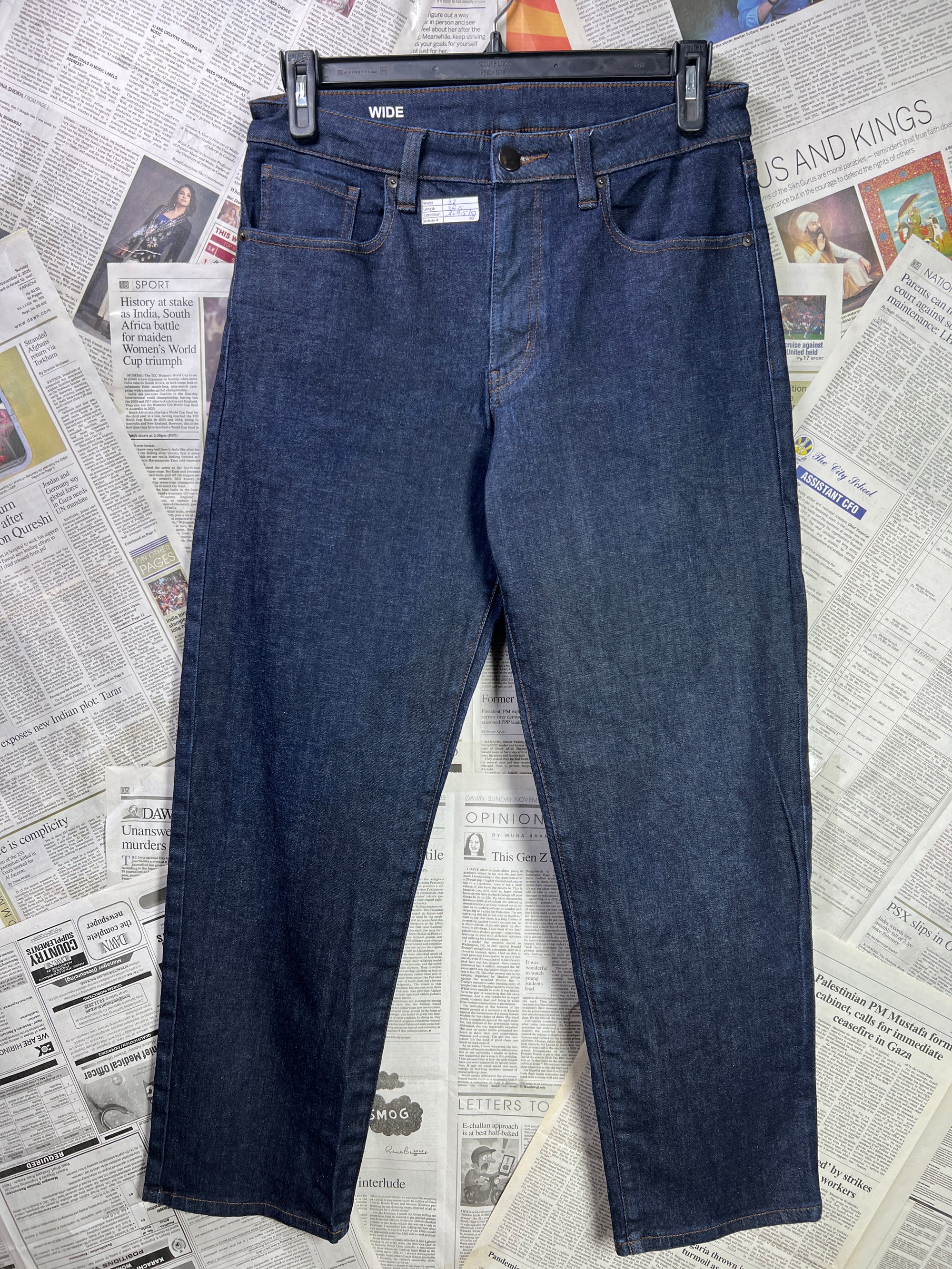 Wide® Waist: 32" | Blue | Loose Fit Denim Pant | 2601 - Genuine Maal