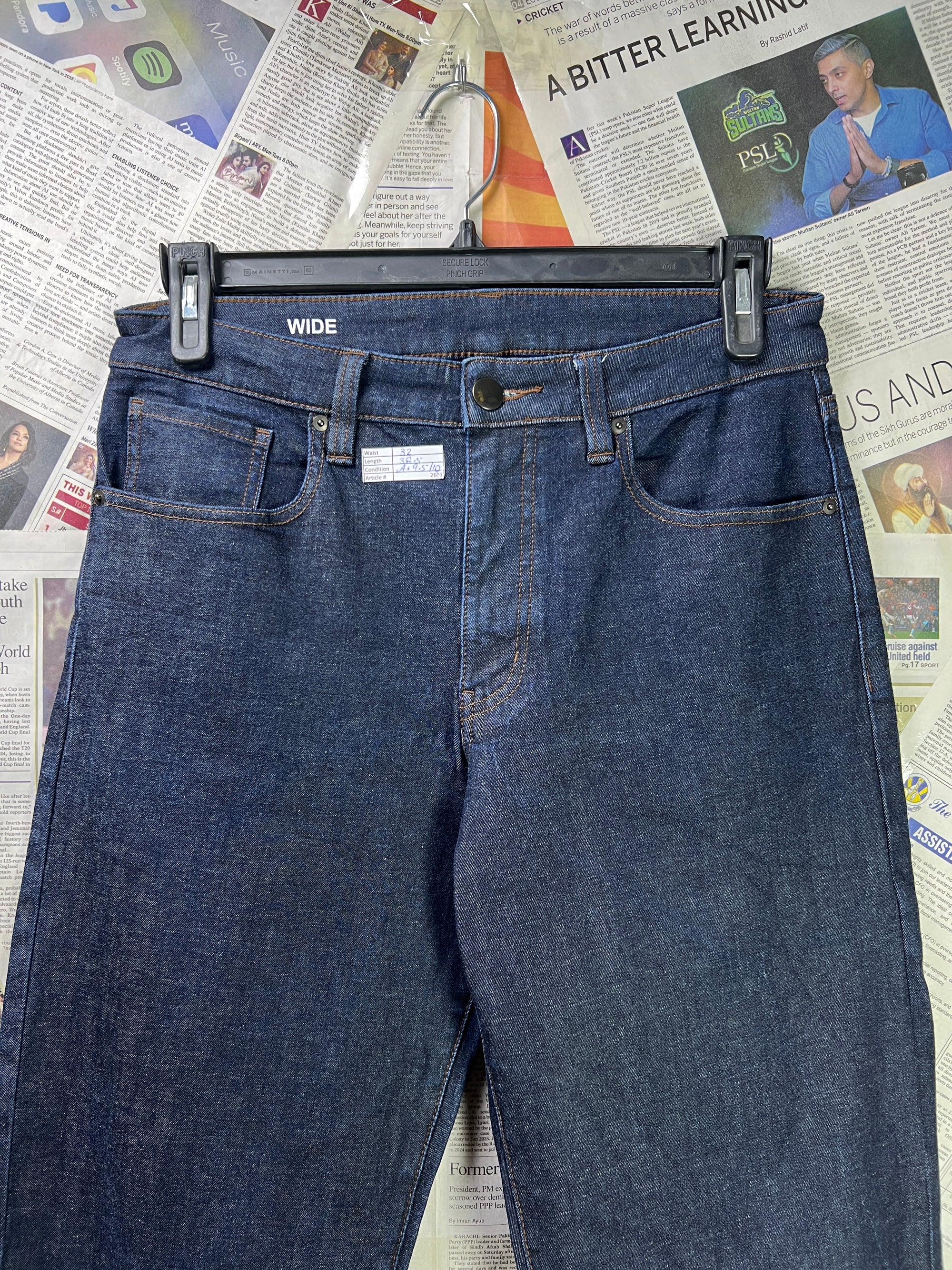 Wide® Waist: 32" | Blue | Loose Fit Denim Pant | 2601 - Genuine Maal