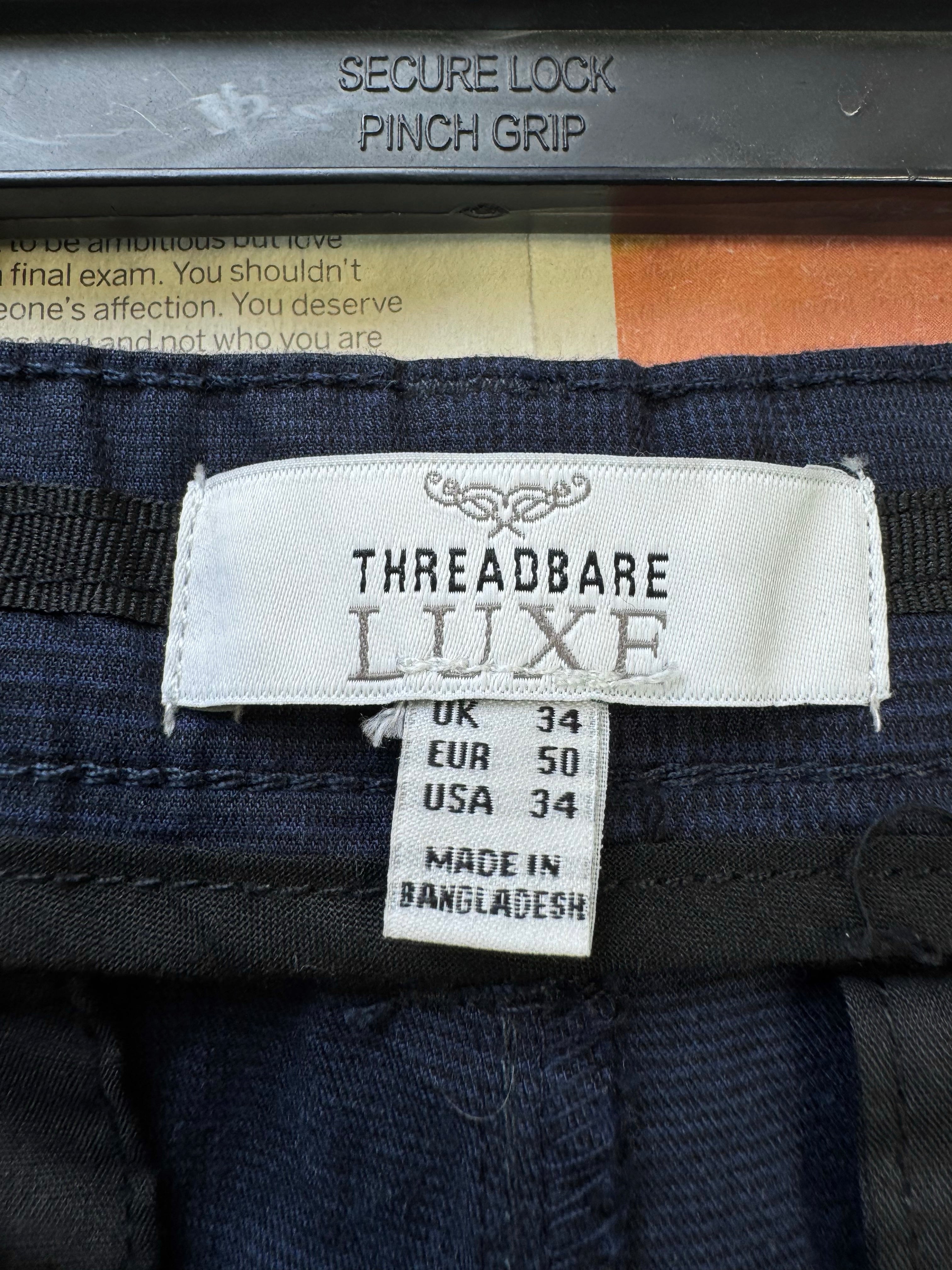 Threadbare® Waist: 34" | Blue | Chino Shorts | Cotton - Elastane | 1619 - Genuine Maal