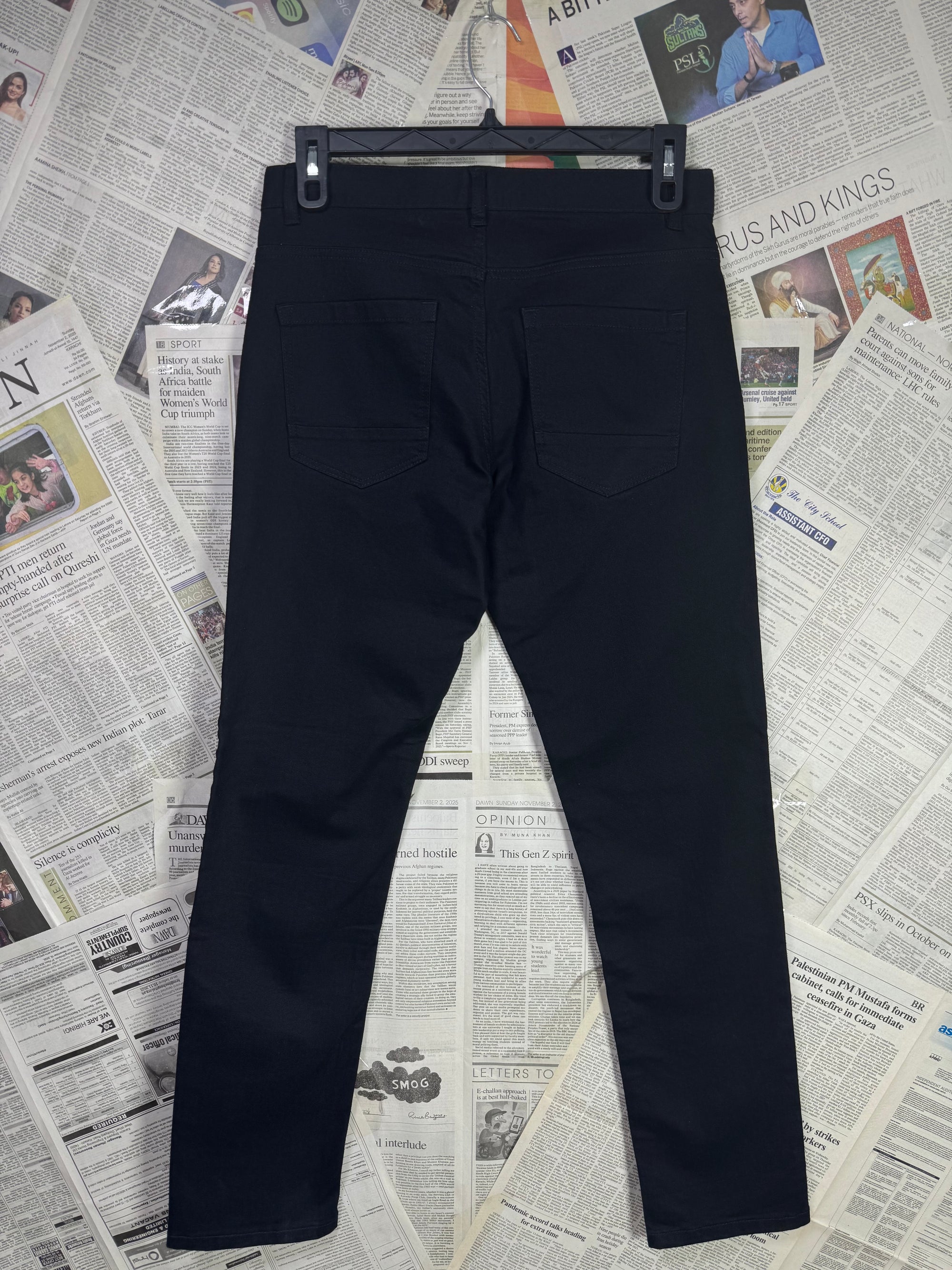 Next® Waist: 32" | Black | Stretch Denim Pant | Fit: Slim | 2651 - Genuine Maal