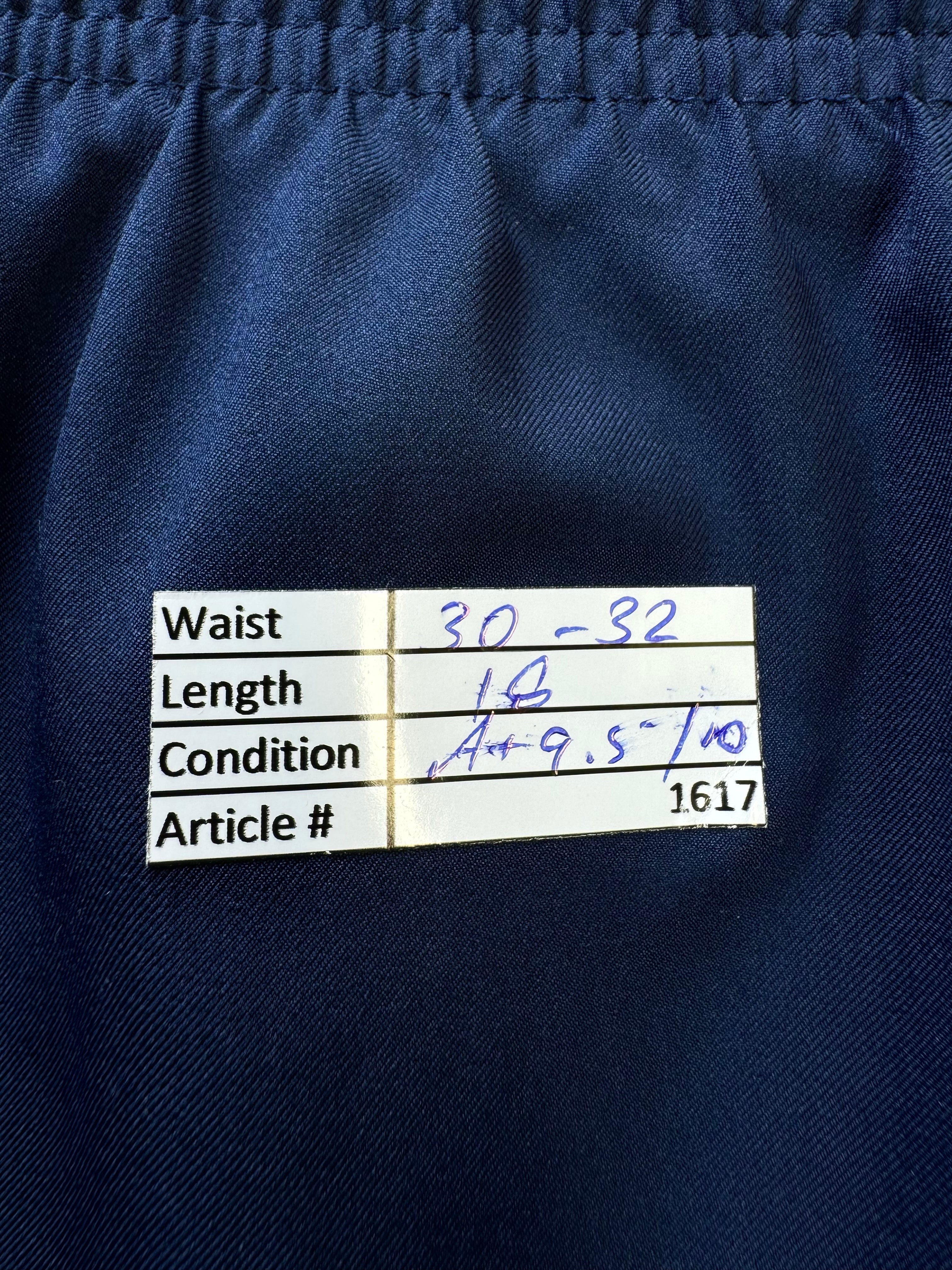 N*ke® Waist: 30" to 32" | Navy Blue | Manchester United FC Sports Shorts | Poly | 1617 - Genuine Maal