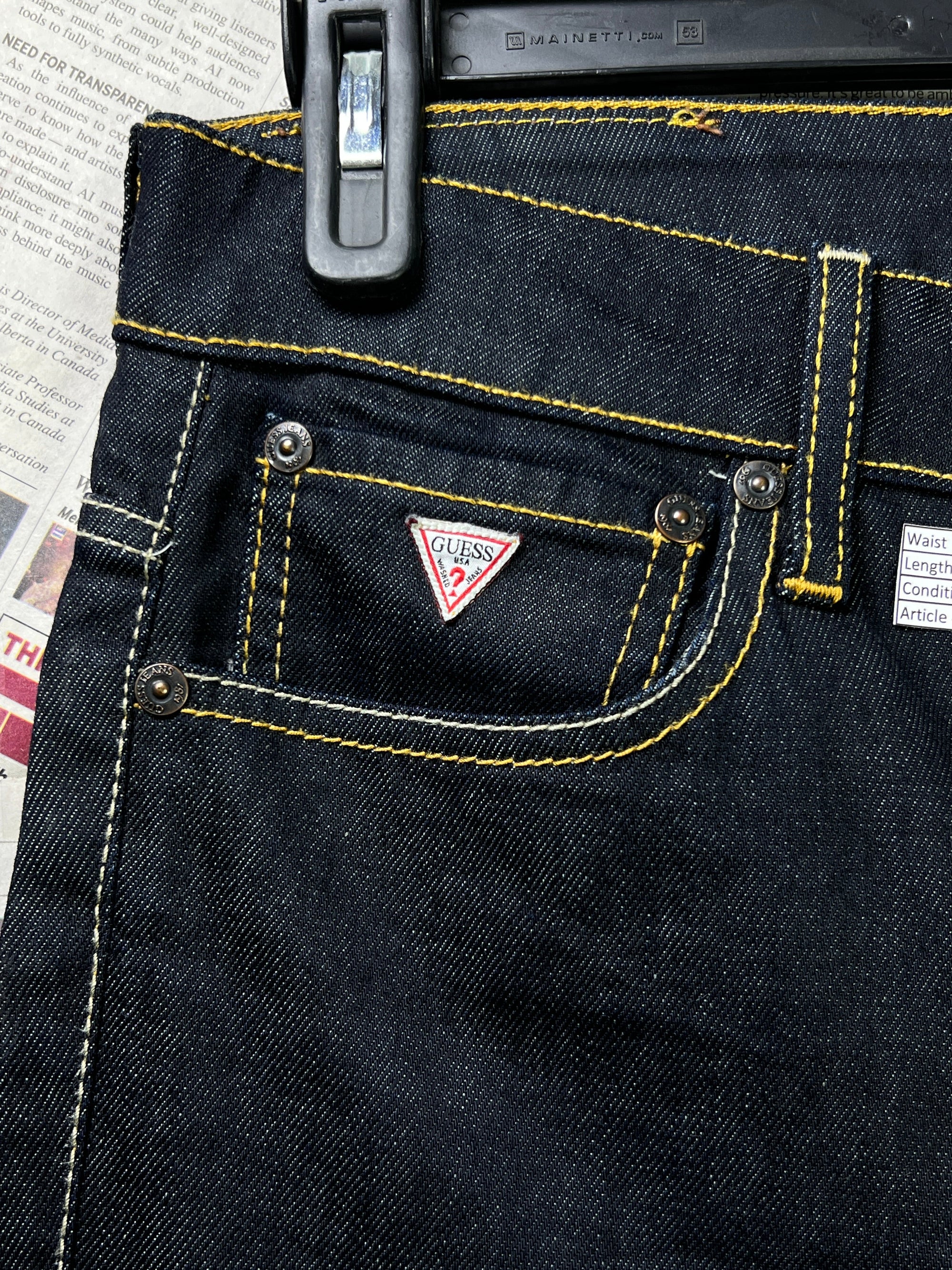 GUESS® Waist: 32" | Blue | Skinny Fit Denim Pant | 2597 - Genuine Maal