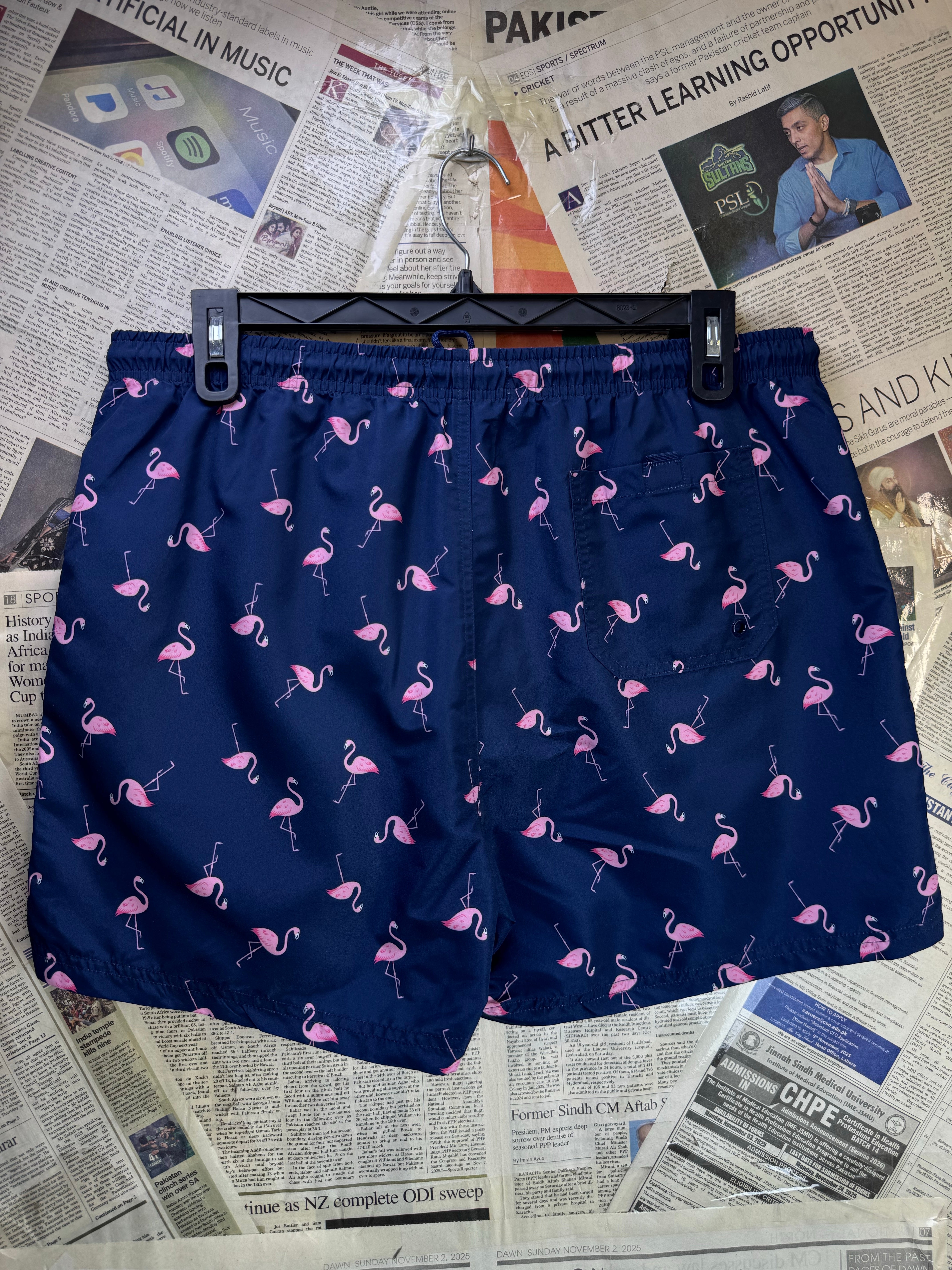 Primark® Waist: 36" to 38" | Blue | Swim Shorts | Poly | 1623 - Genuine Maal