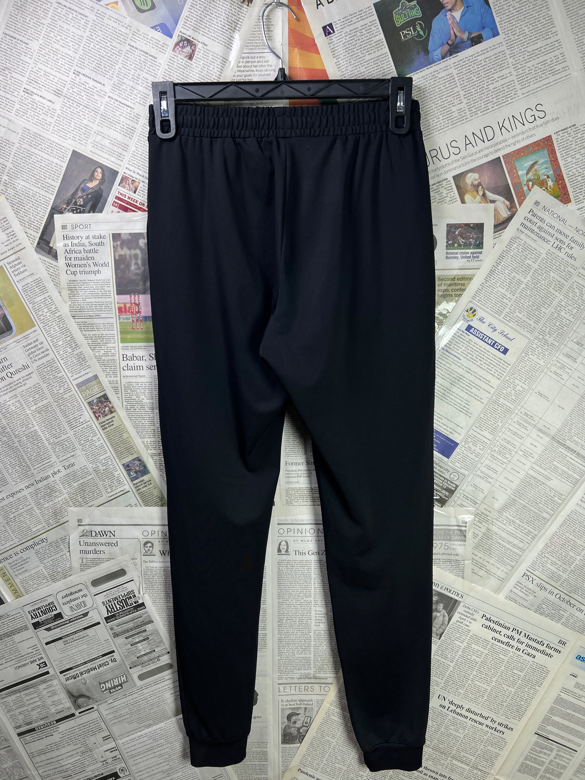 4505® Waist: 28" to 30" | Black | Athletic Trouser | Stretched Lining | 2447 - Genuine Maal