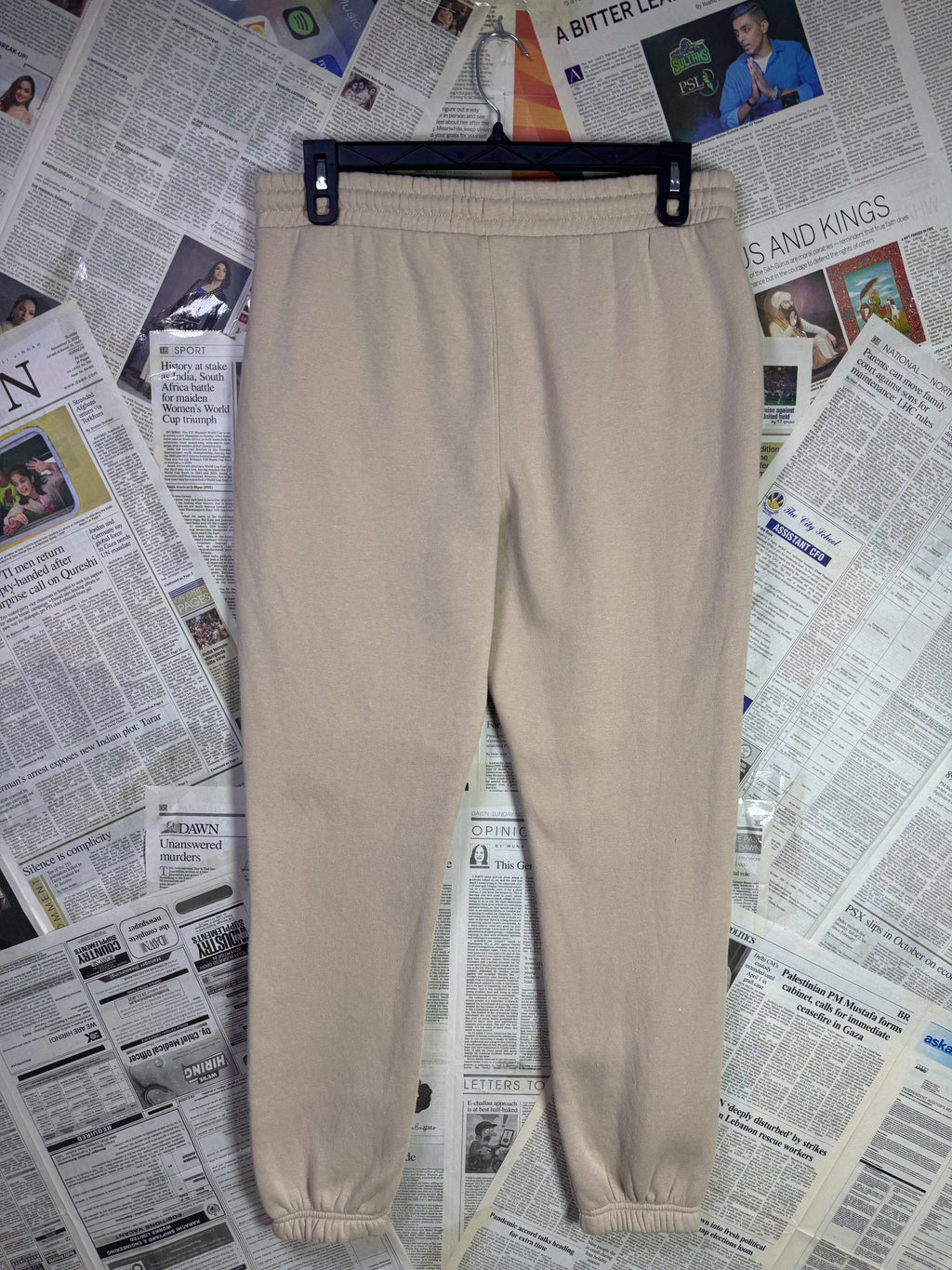 Primark® Waist: 34" | Beige | Trouser | Inner: Fleece | 2645 - Genuine Maal