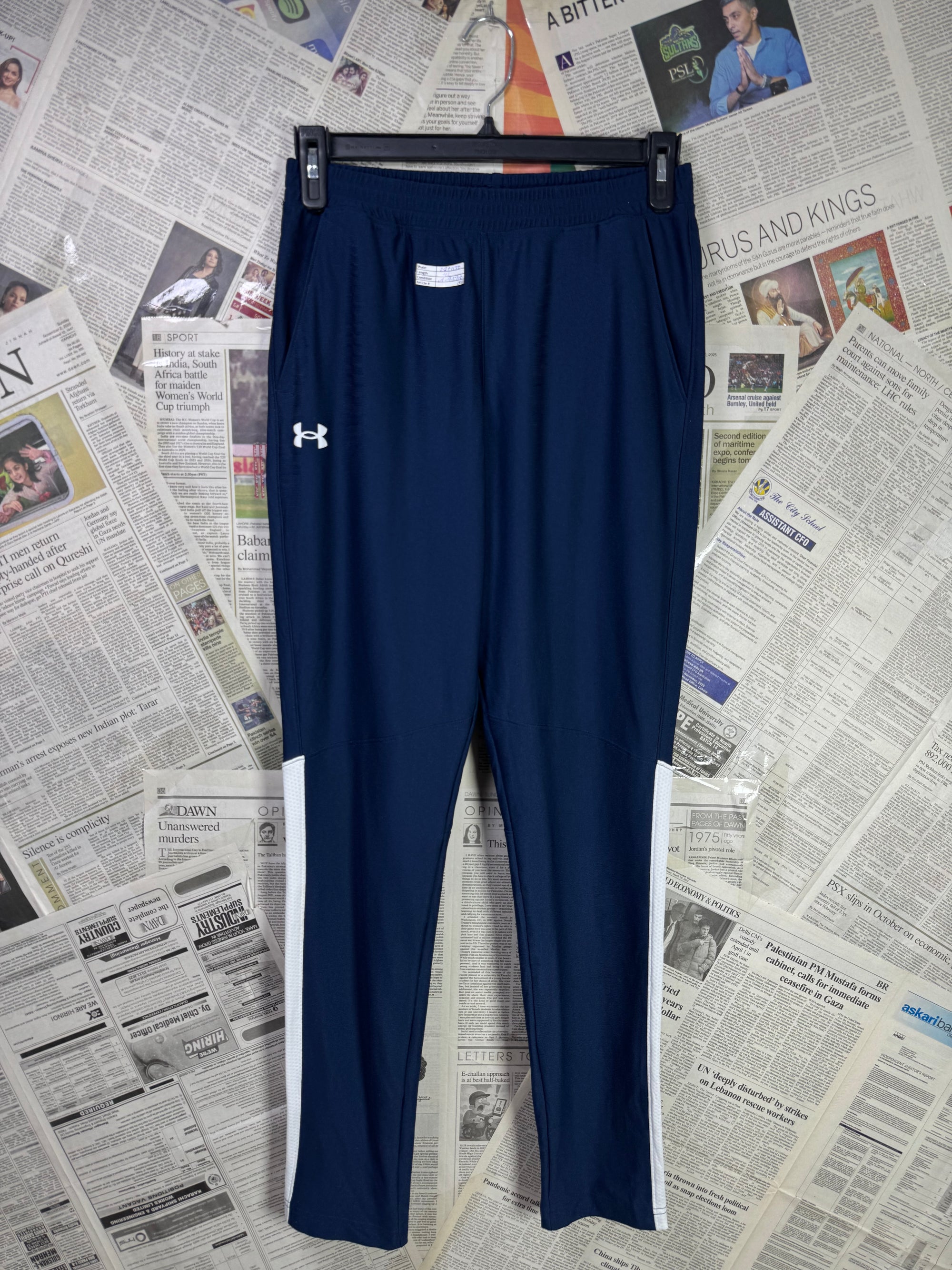 Under Arm*ur® Waist: 28" to 30" | Navy | Trouser | Inner: Stretch | 2652 - Genuine Maal