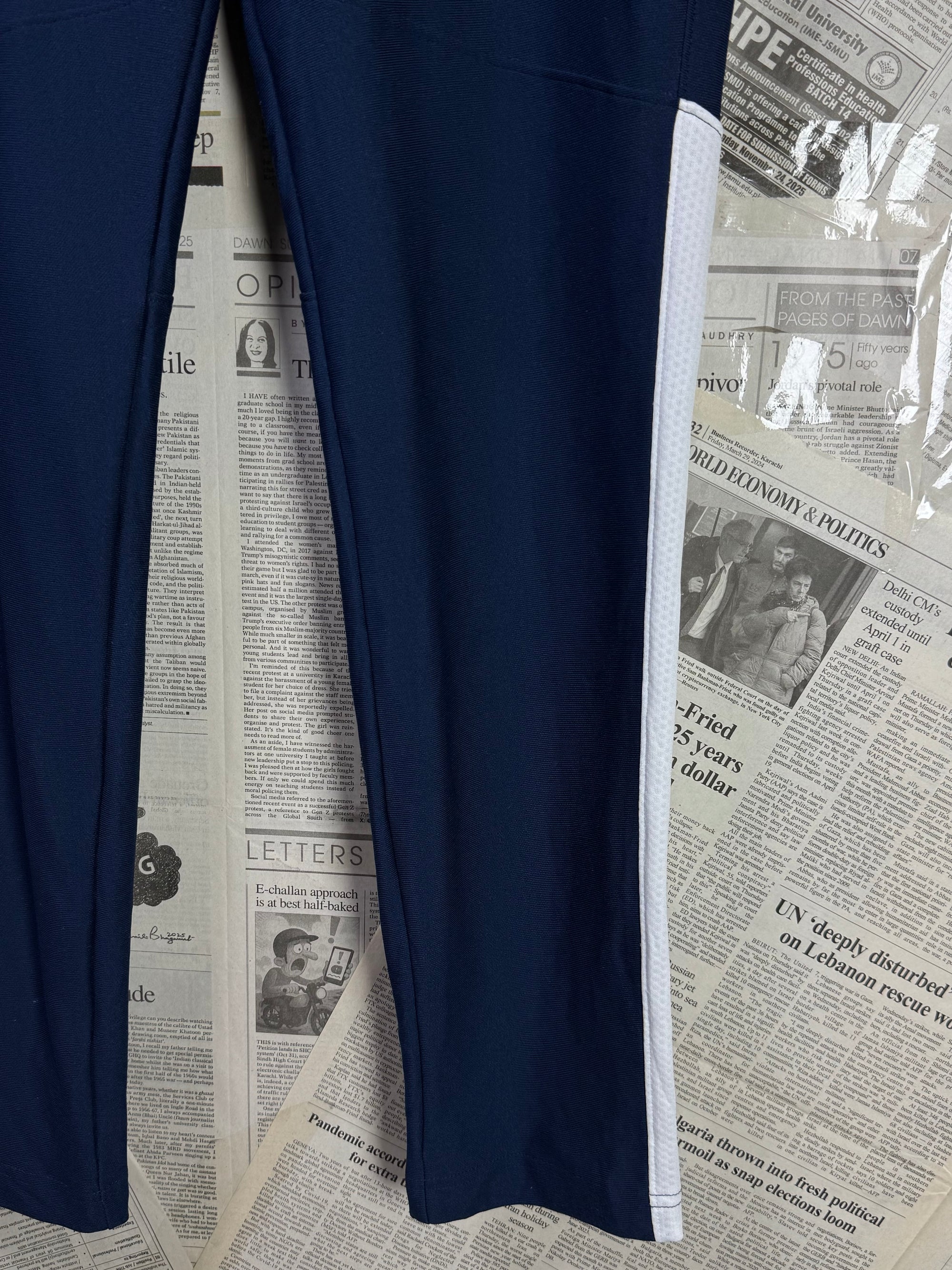 Under Arm*ur® Waist: 28" to 30" | Navy | Trouser | Inner: Stretch | 2652 - Genuine Maal