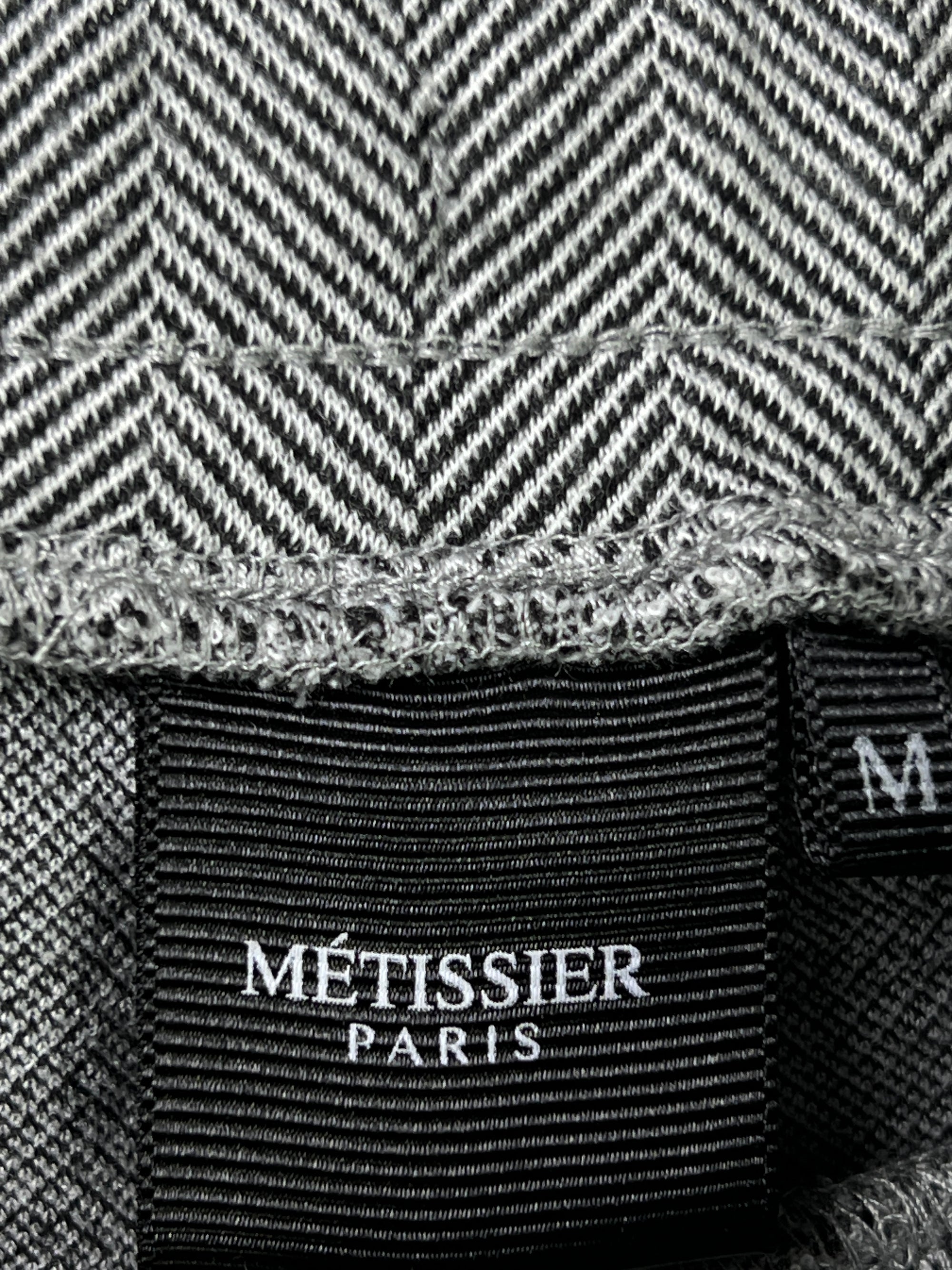 Metissier Paris® Waist: 32" | Grey | Pleated Trouser | 2444 - Genuine Maal