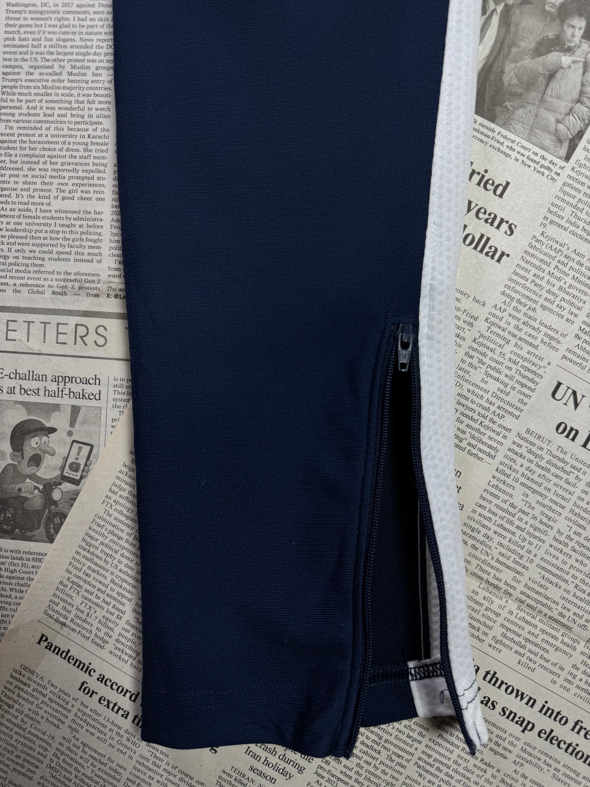 Under Arm*ur® Waist: 28" to 30" | Navy | Trouser | Inner: Stretch | 2652 - Genuine Maal