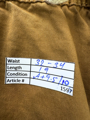 Denim Co.® Waist: 32" to 34" | Brown | Shorts | Cotton - Elastane | 1597 - Genuine Maal