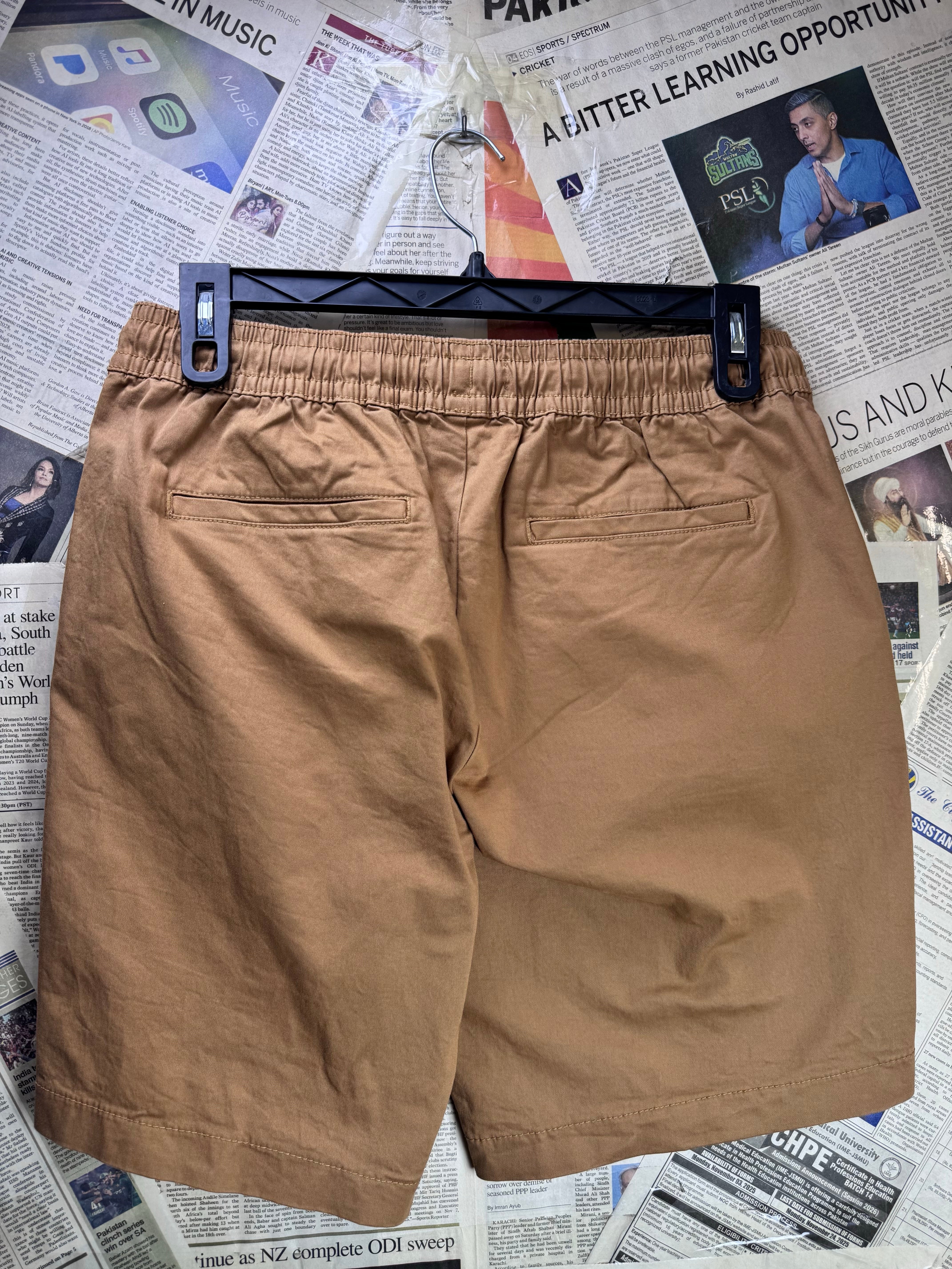 Denim Co.® Waist: 32" to 34" | Brown | Shorts | Cotton - Elastane | 1597 - Genuine Maal
