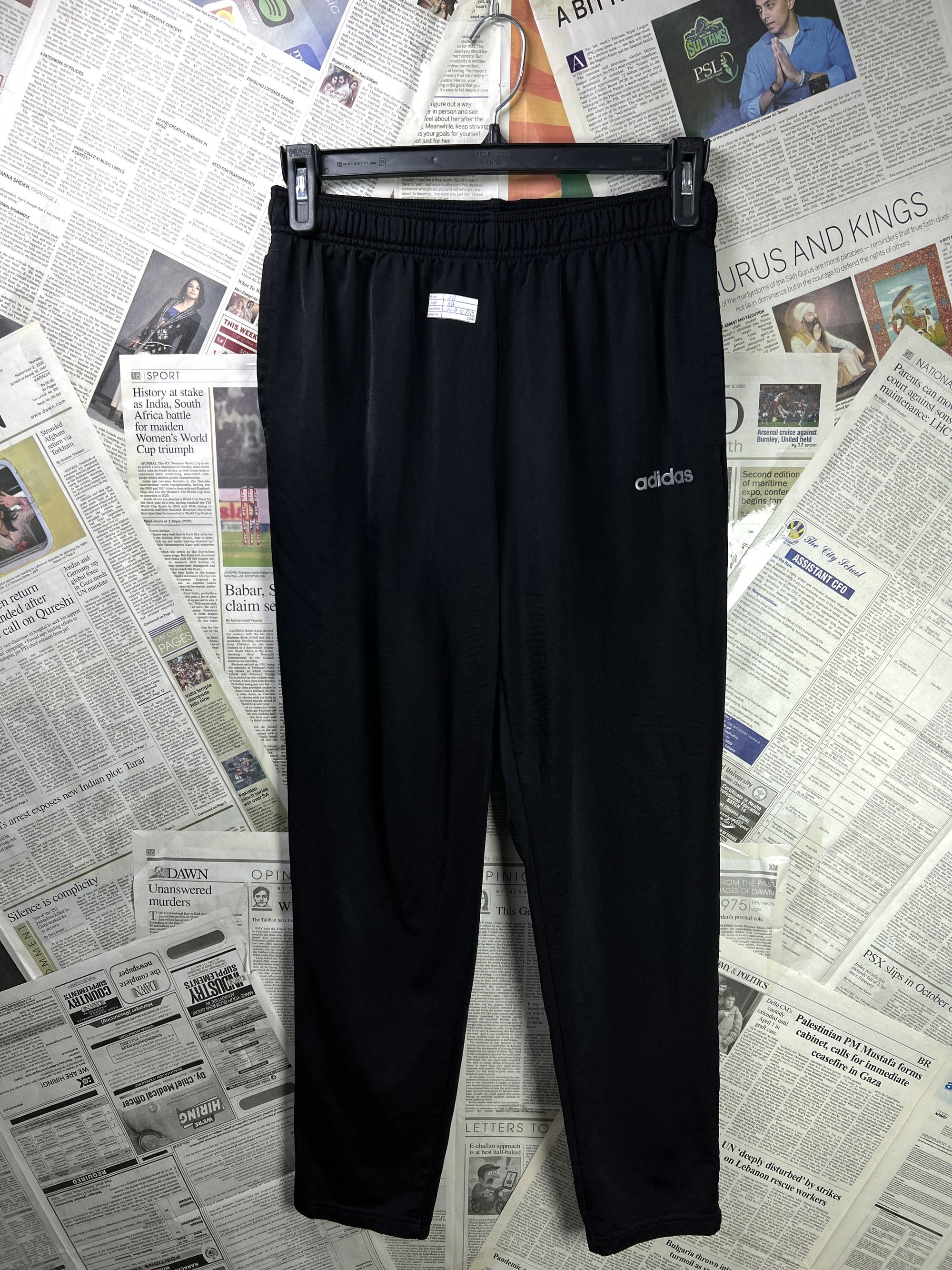 Adid*s® Waist: 28" | Black | Trouser | Stretch Lining | 2440 - Genuine Maal