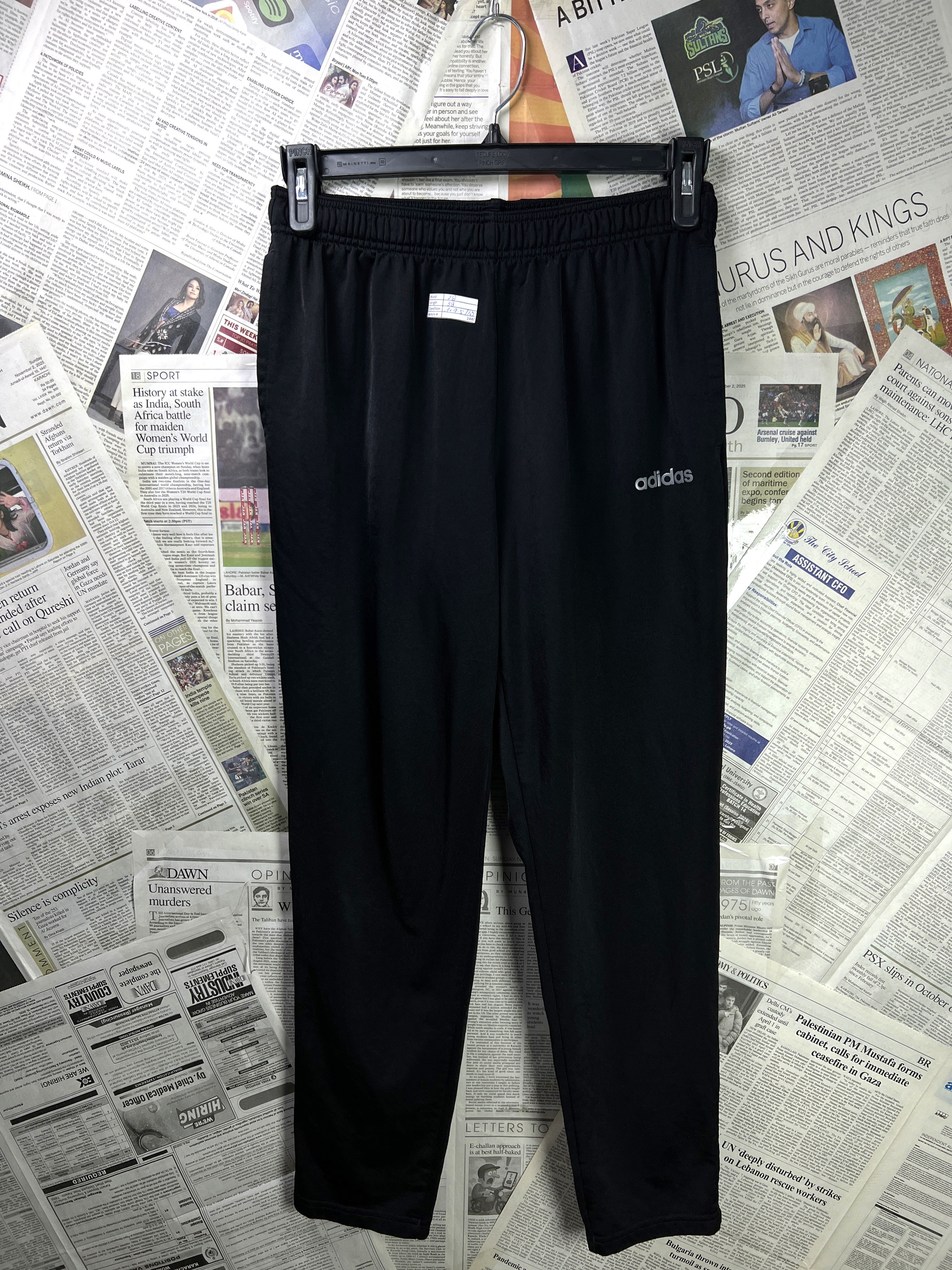 Adid*s® Waist: 28" | Black | Trouser | Stretch Lining | 2440 - Genuine Maal