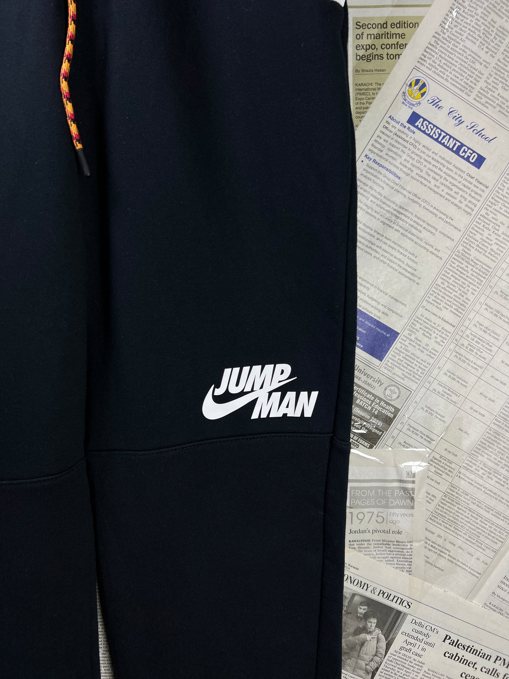 N*ke® Waist: 28" to 30" | Midnight Blue | Jordan Jogging Trouser | Light Fleece Lining | 2631 - Genuine Maal