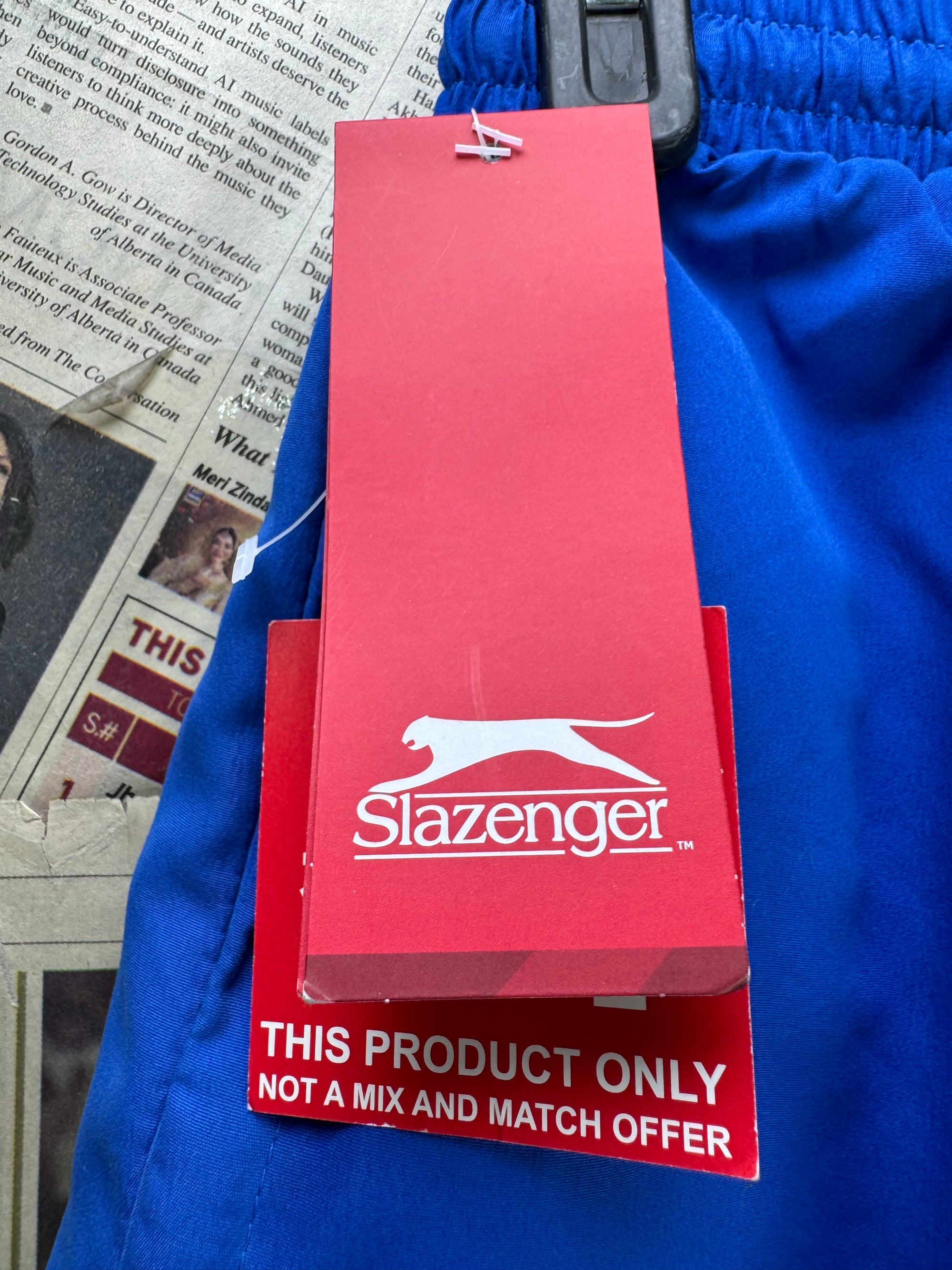 Slazenger® Waist: 30" to 32" | Blue | Swim Shorts | Poly | 1599 - Genuine Maal