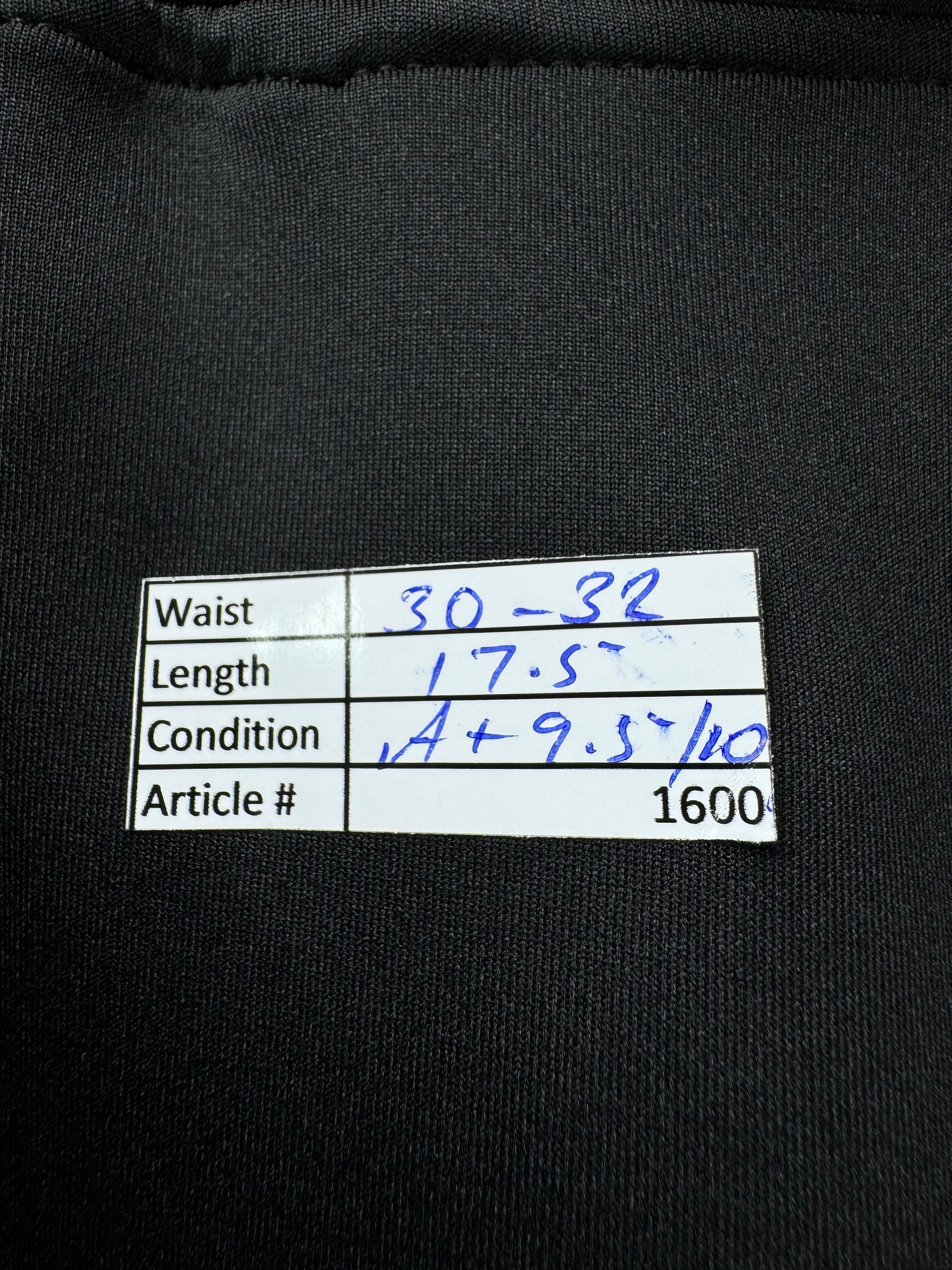 Gym King® Waist: 30" to 32" | Black | Gym Shorts | Poly - Elastane | 1600 - Genuine Maal