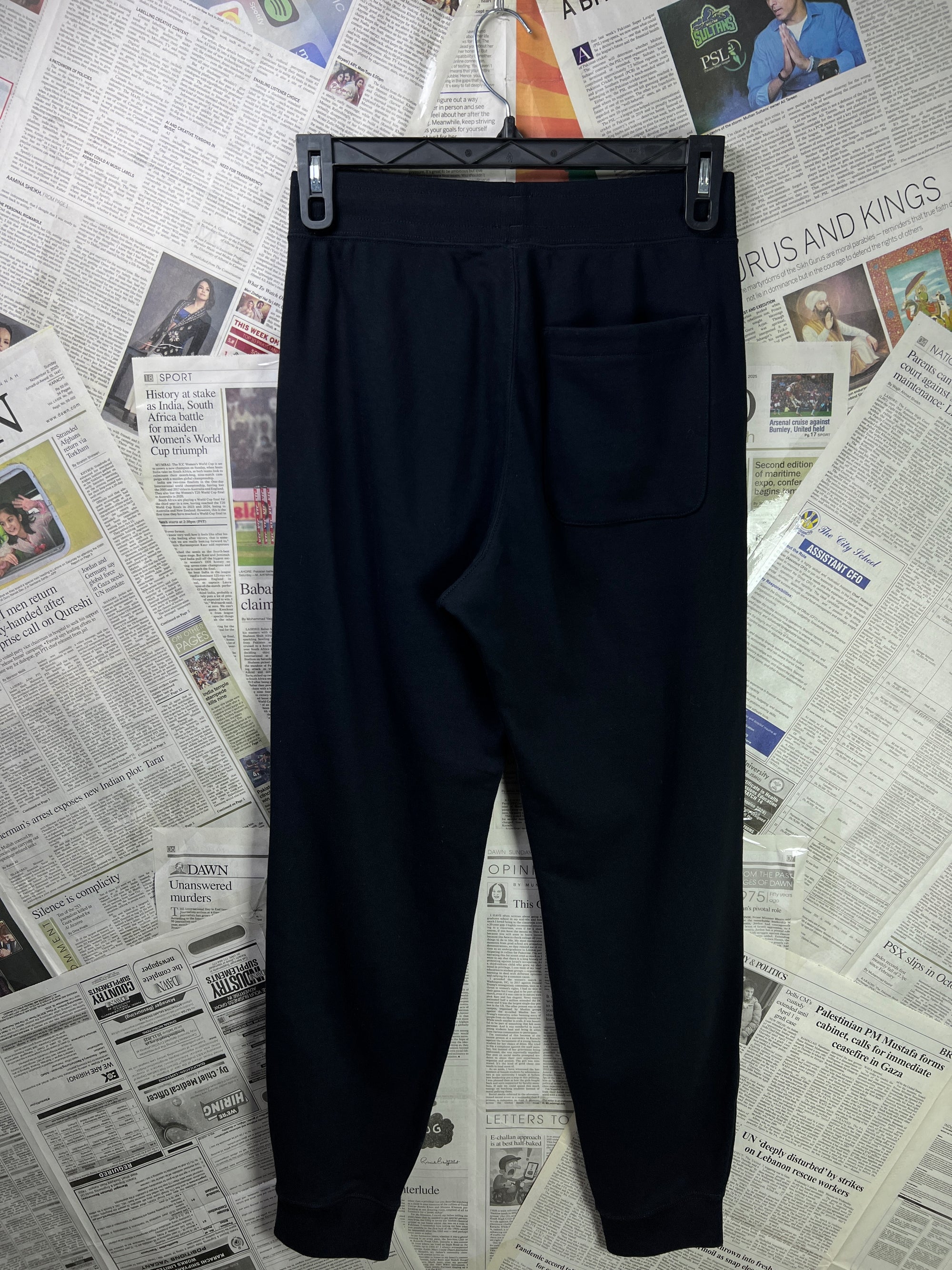 Uniqlo® Waist: 28" | Black | Trouser | Stretch Lining | 2435 - Genuine Maal