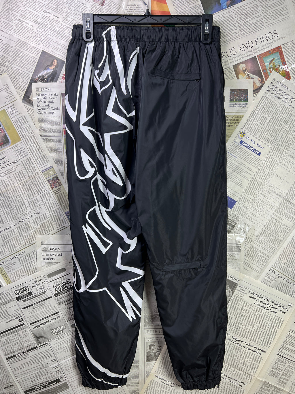 Corteiz® Waist: 28" to 30" | Black | Trouser | Mesh Lining | 2437 - Genuine Maal