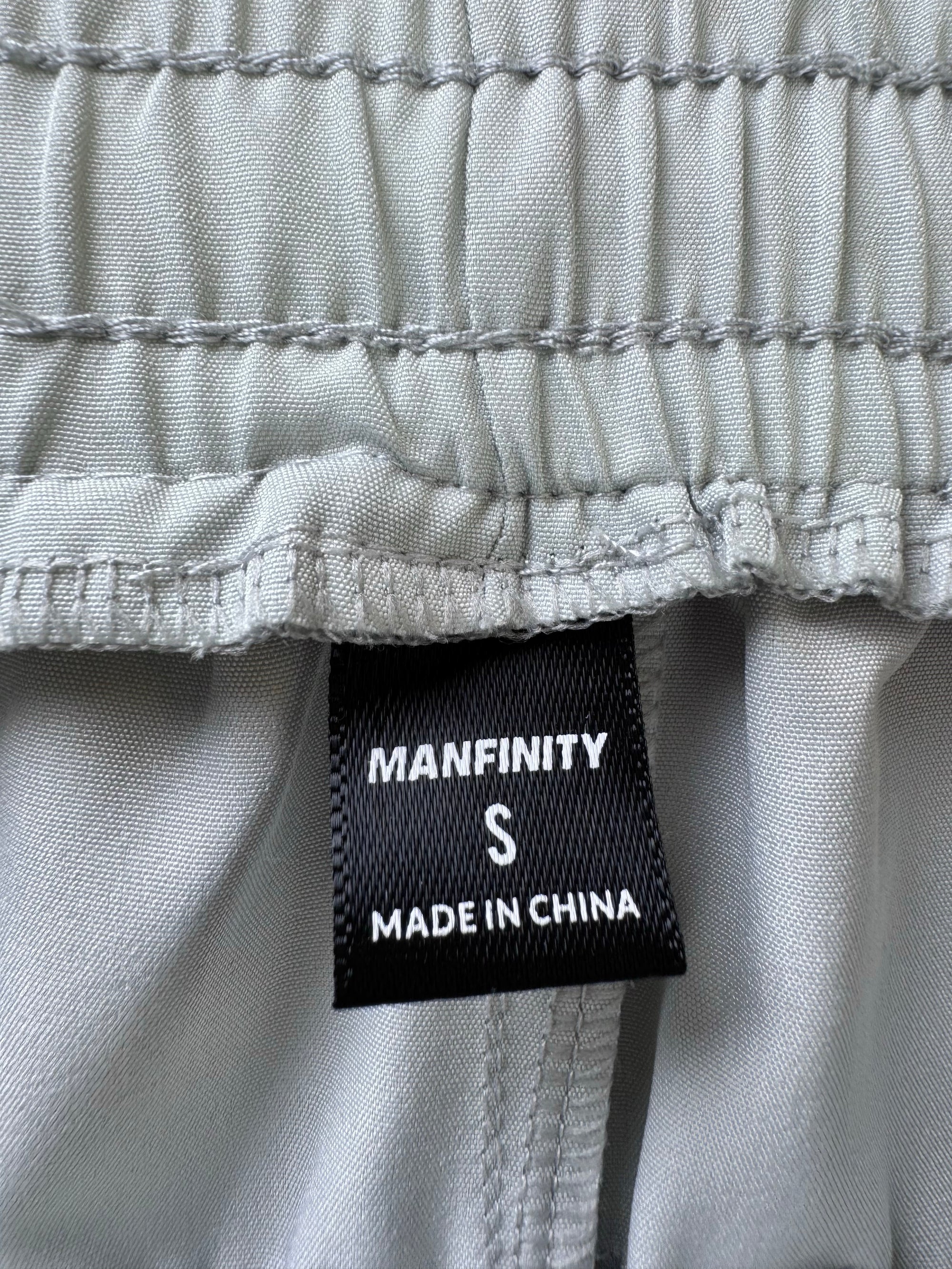 Manfinity® Waist: 28" to 30" | White | Gym Shorts | Poly - Elastane | 1688 - Genuine Maal