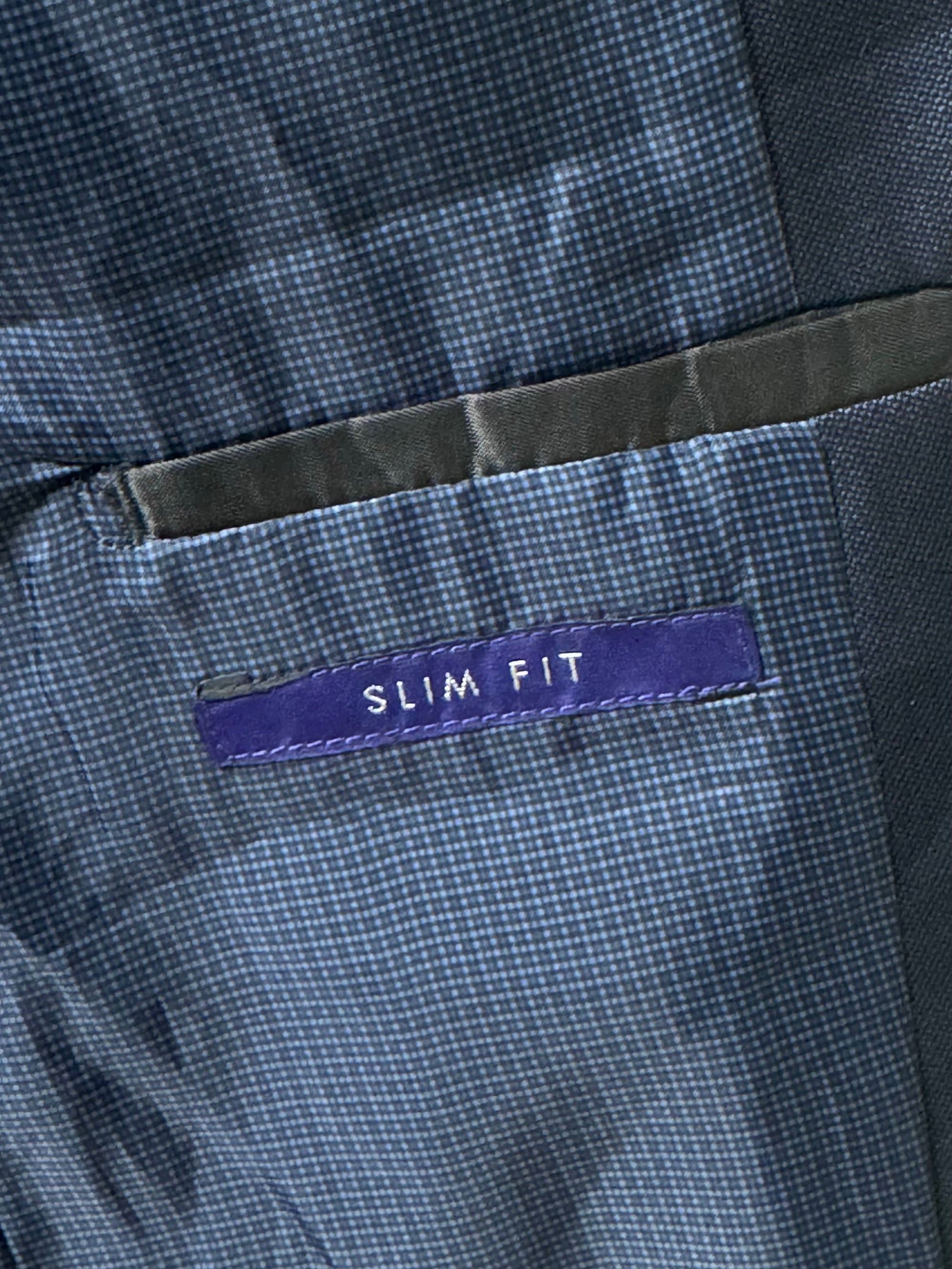 Next® Small | Chest: 20.5" | Navy Blue | Fit: Slim | Coat | Poly - Viscose | 2048 - Genuine Maal