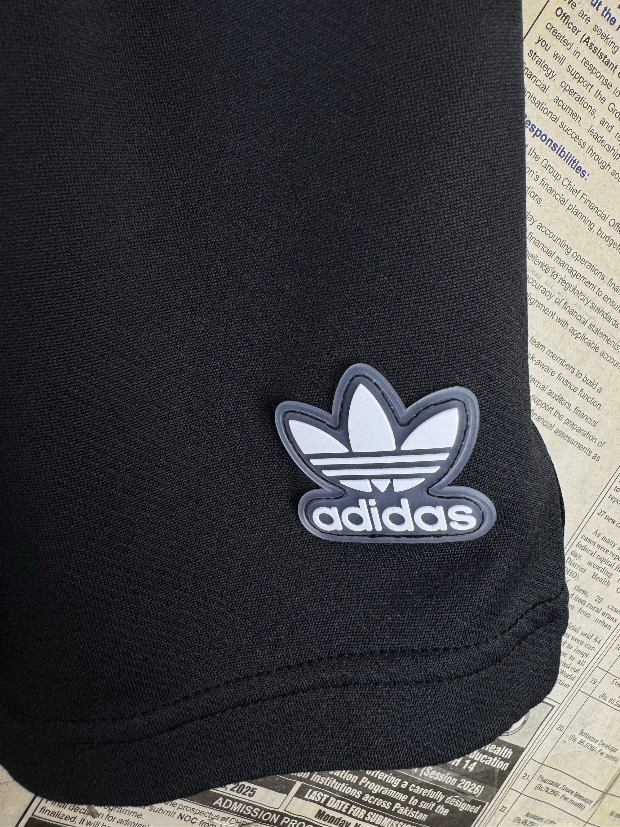 Adid*s® Waist: 28" to 30" | Black | Shorts | Cotton | 1638 - Genuine Maal