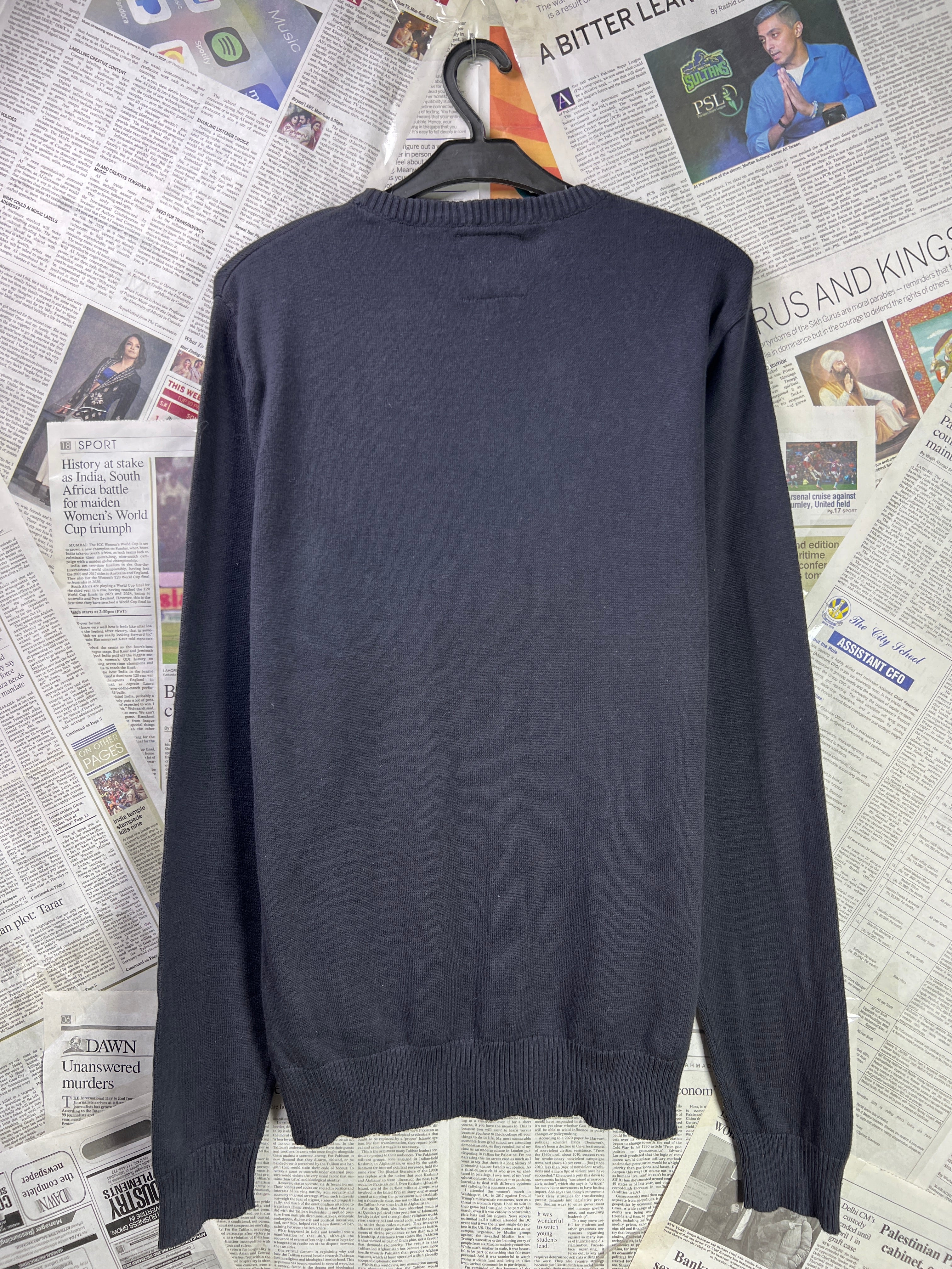 Soul® Small | Chest: 19.5" | Charcoal | Sweat Shirt | Knit Lining | 1942 - Genuine Maal