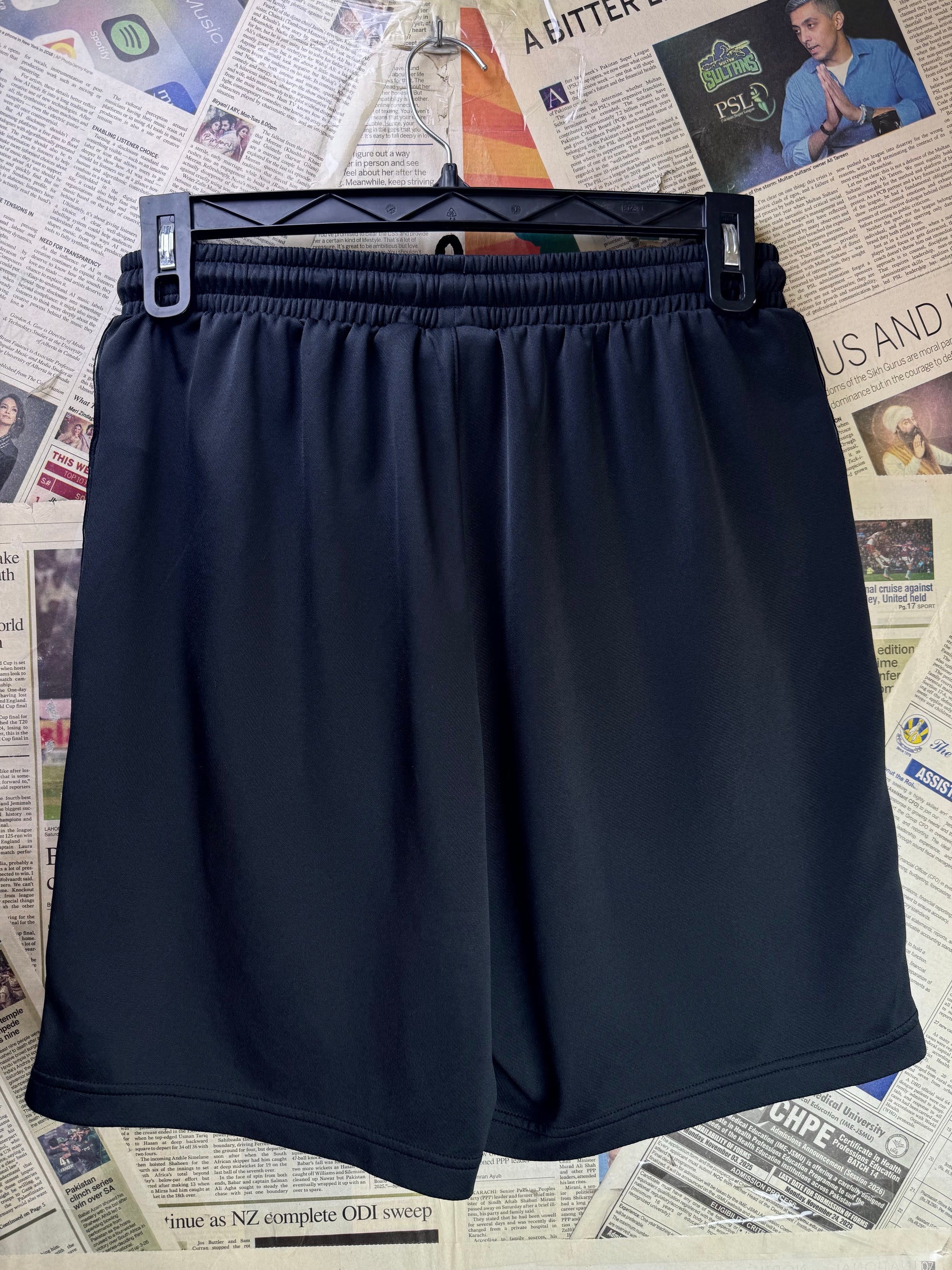 Adid*s® Waist: 28" to 30" | Black | Shorts | Cotton | 1638 - Genuine Maal