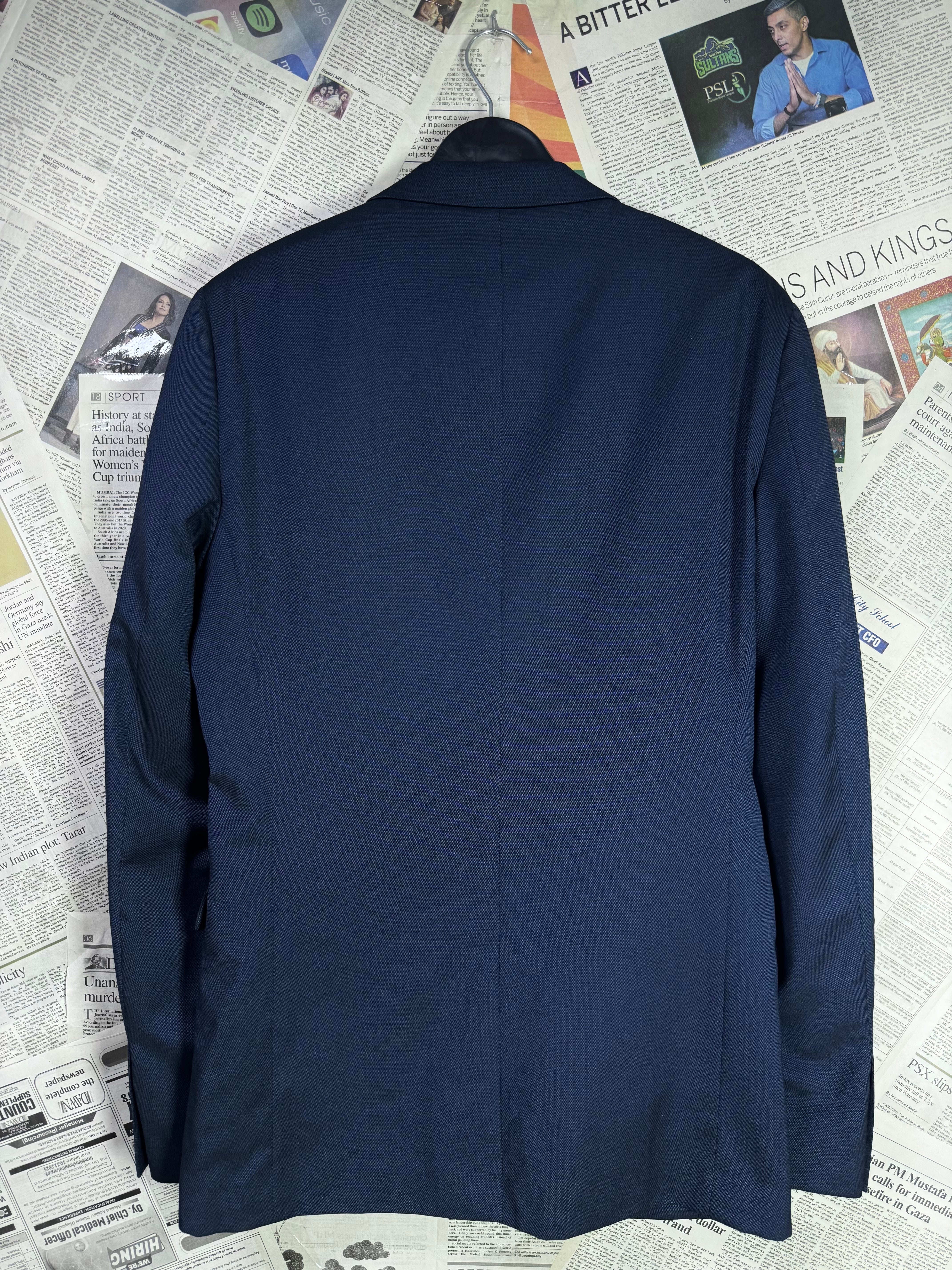 Next® Small | Chest: 20.5" | Navy Blue | Fit: Slim | Coat | Poly - Viscose | 2048 - Genuine Maal