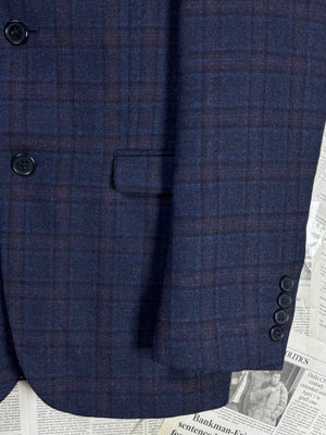 Next® Small | Chest: 19.5" | Check | Fit: Slim | Blazer | Wool - Poly | 2045 - Genuine Maal