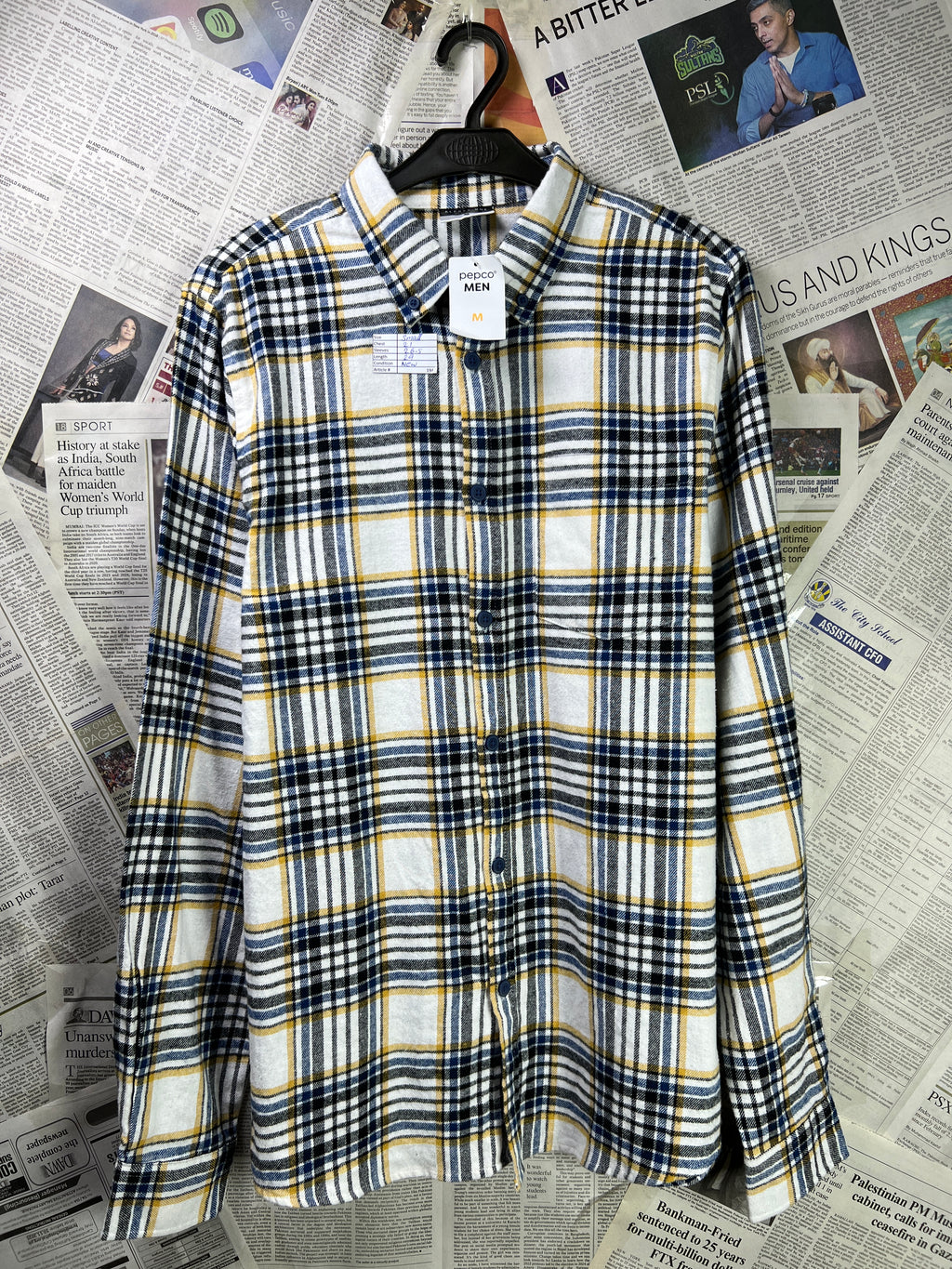 Alphar One® Small | Chest: 21" | Check | Shirt | Flannel | 1947 - Genuine Maal