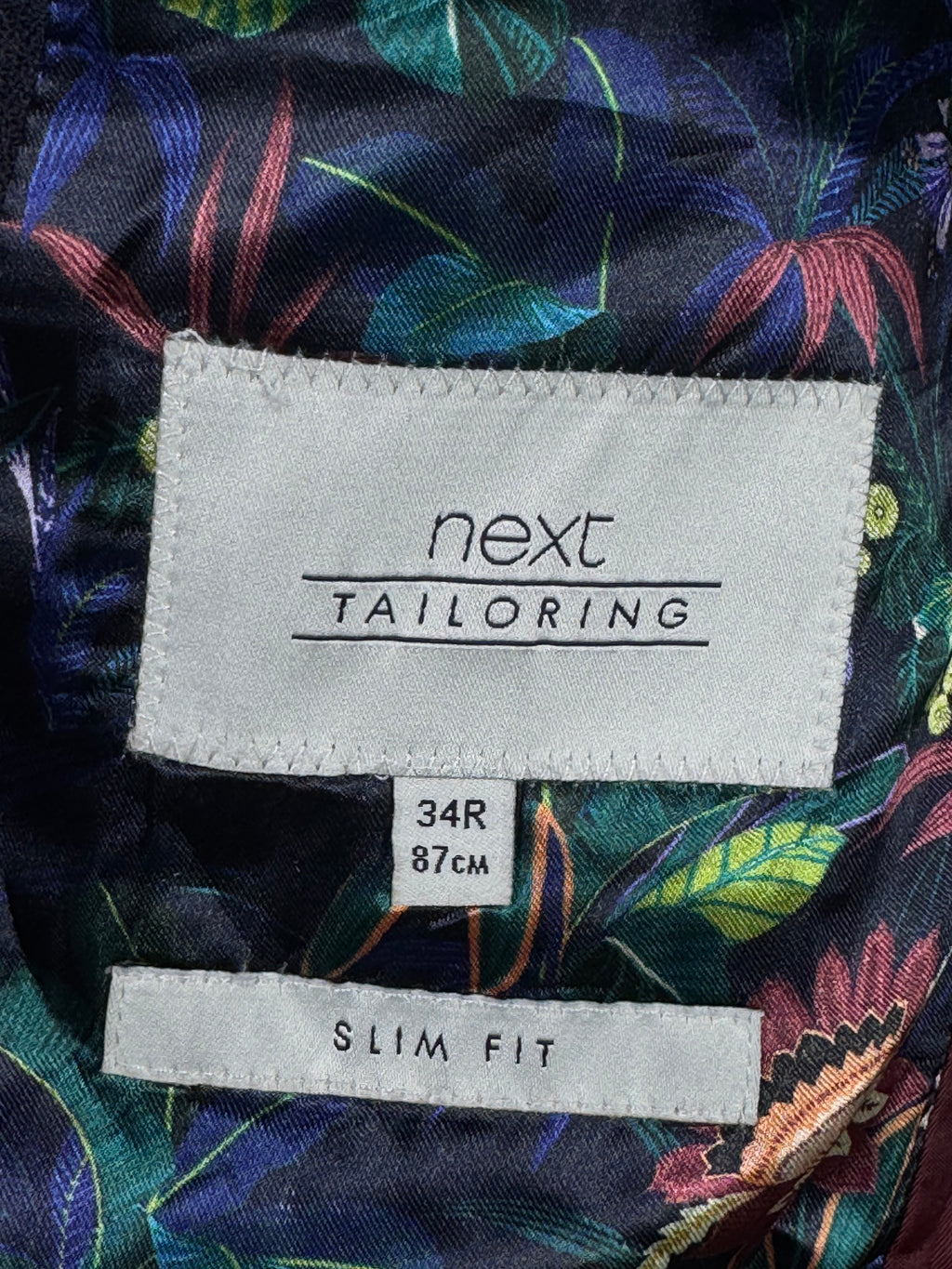 Next® Small | Chest: 19.5" | Check | Fit: Slim | Blazer | Wool - Poly | 2045 - Genuine Maal