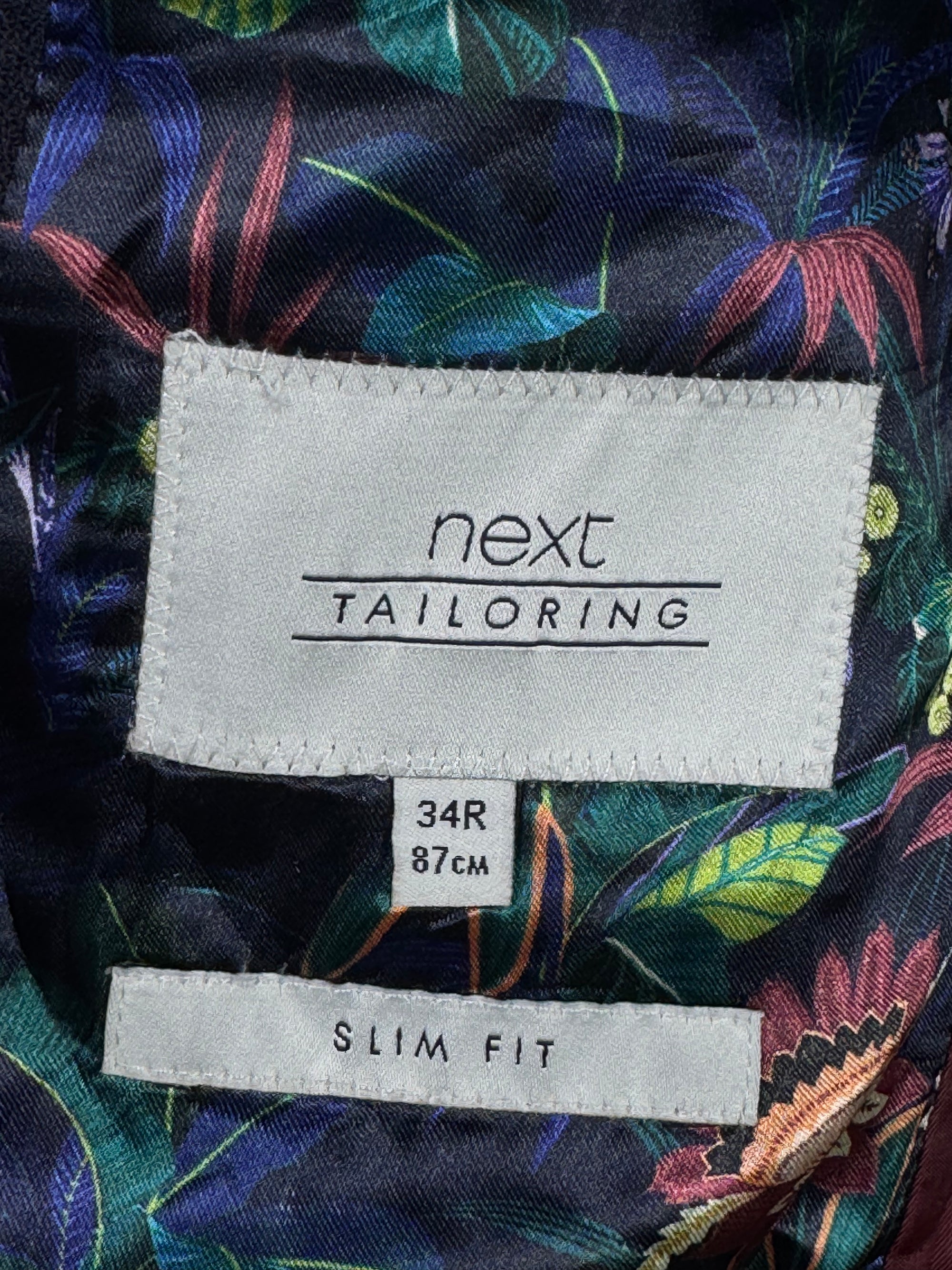 Next® Small | Chest: 19.5" | Check | Fit: Slim | Blazer | Wool - Poly | 2045 - Genuine Maal