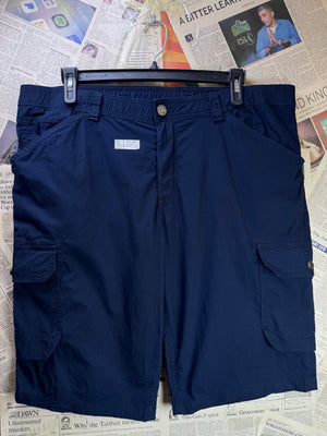 Tom Tailor® Waist: 40" to 42" | Blue | Cargo Shorts | 1657 - Genuine Maal