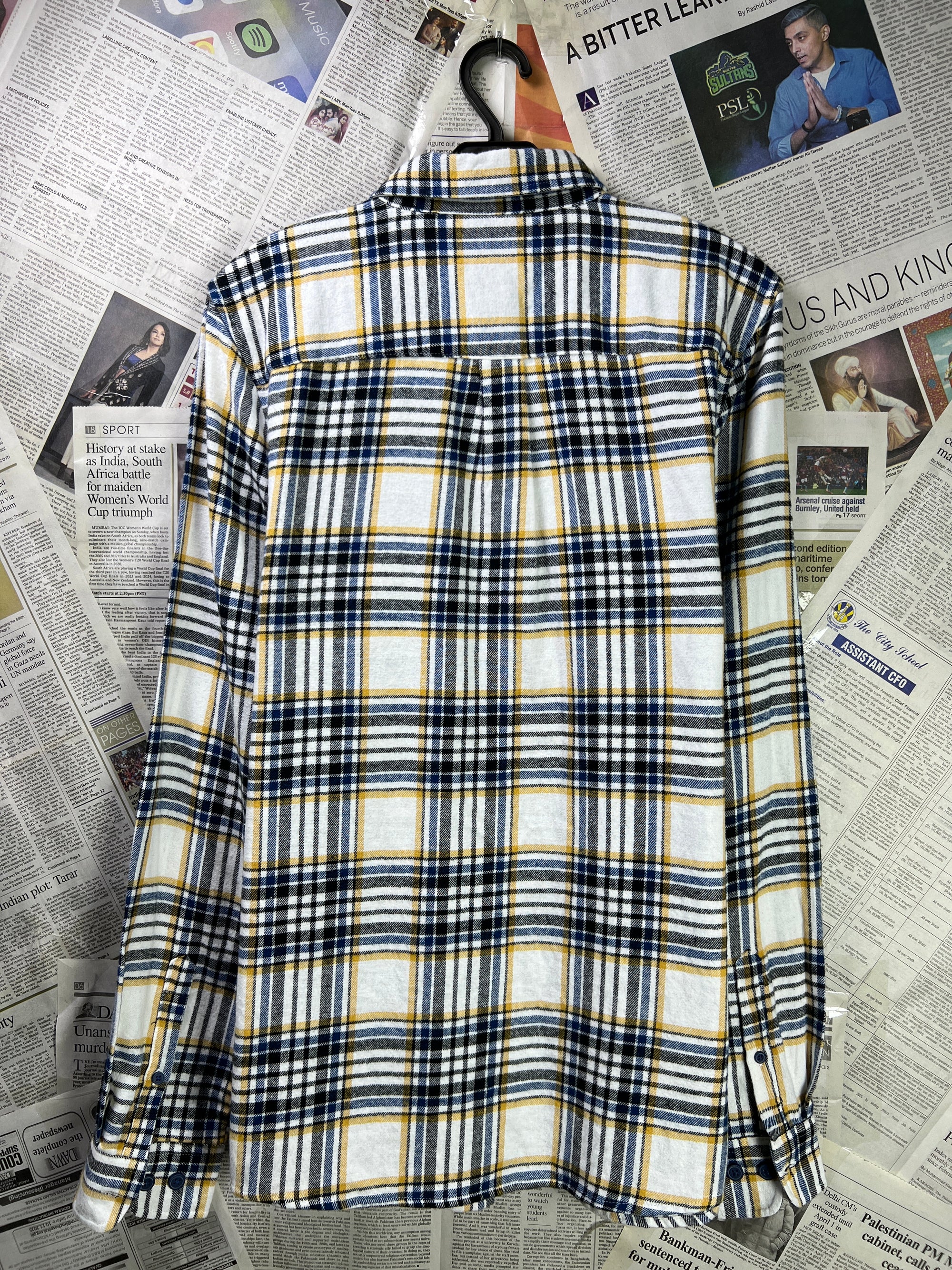 Alphar One® Small | Chest: 21" | Check | Shirt | Flannel | 1947 - Genuine Maal