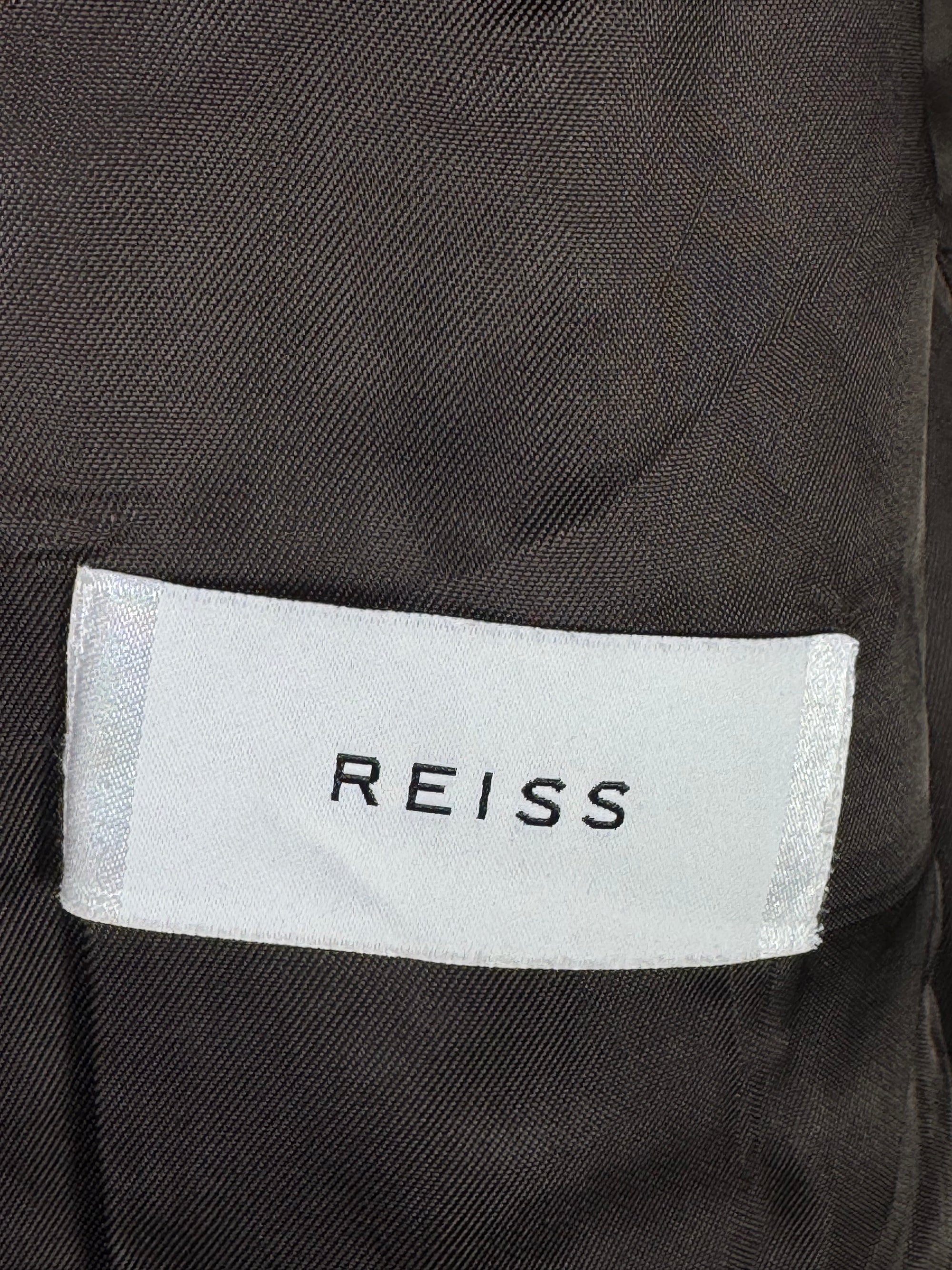 Reiss® Medium | Chest: 22" | Sepia | Blazer | 100% Wool | 2051 - Genuine Maal