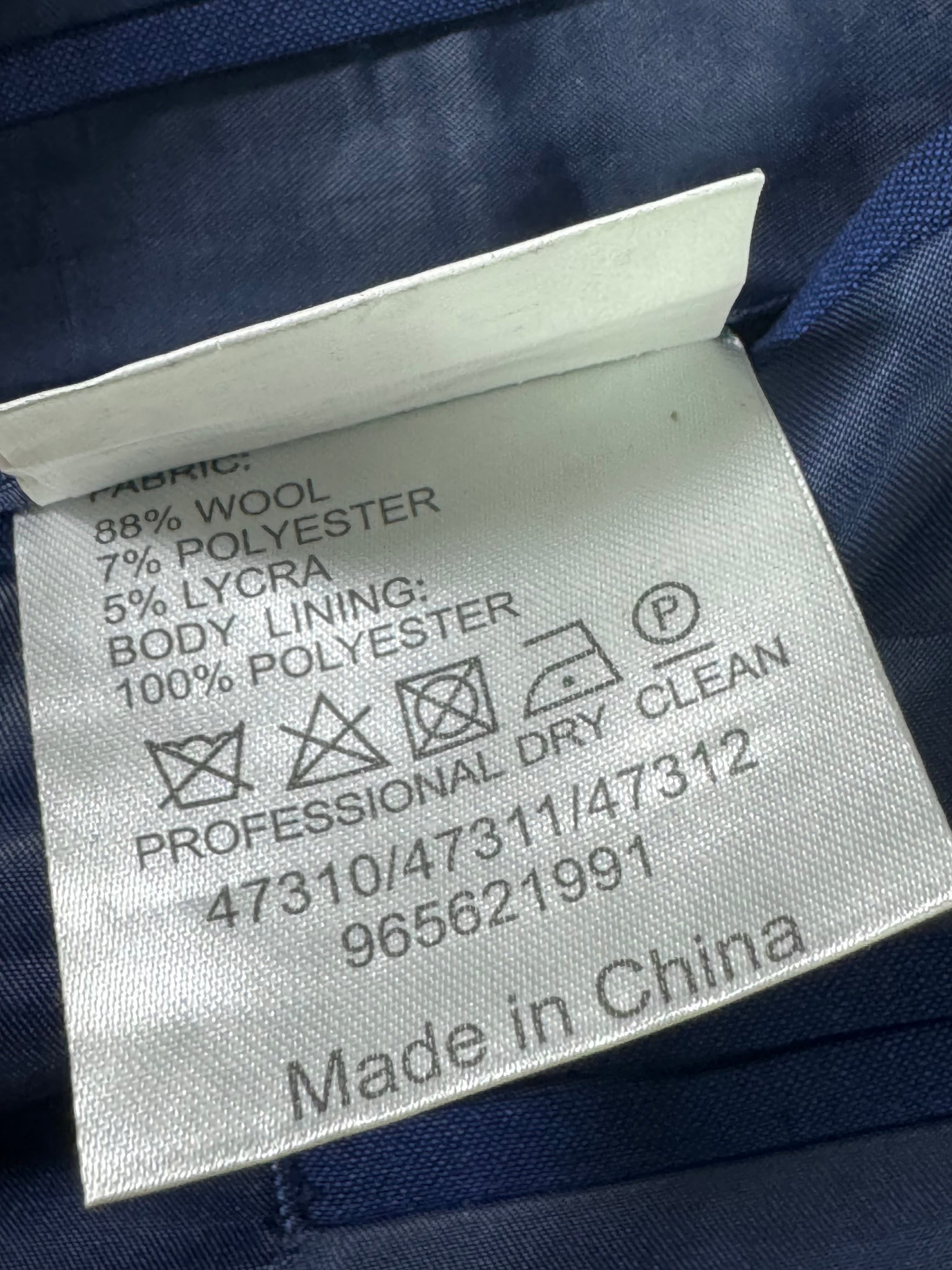 Moss® Medium | Chest: 22" | Blue | Coat | Wool Blend | 2053 - Genuine Maal