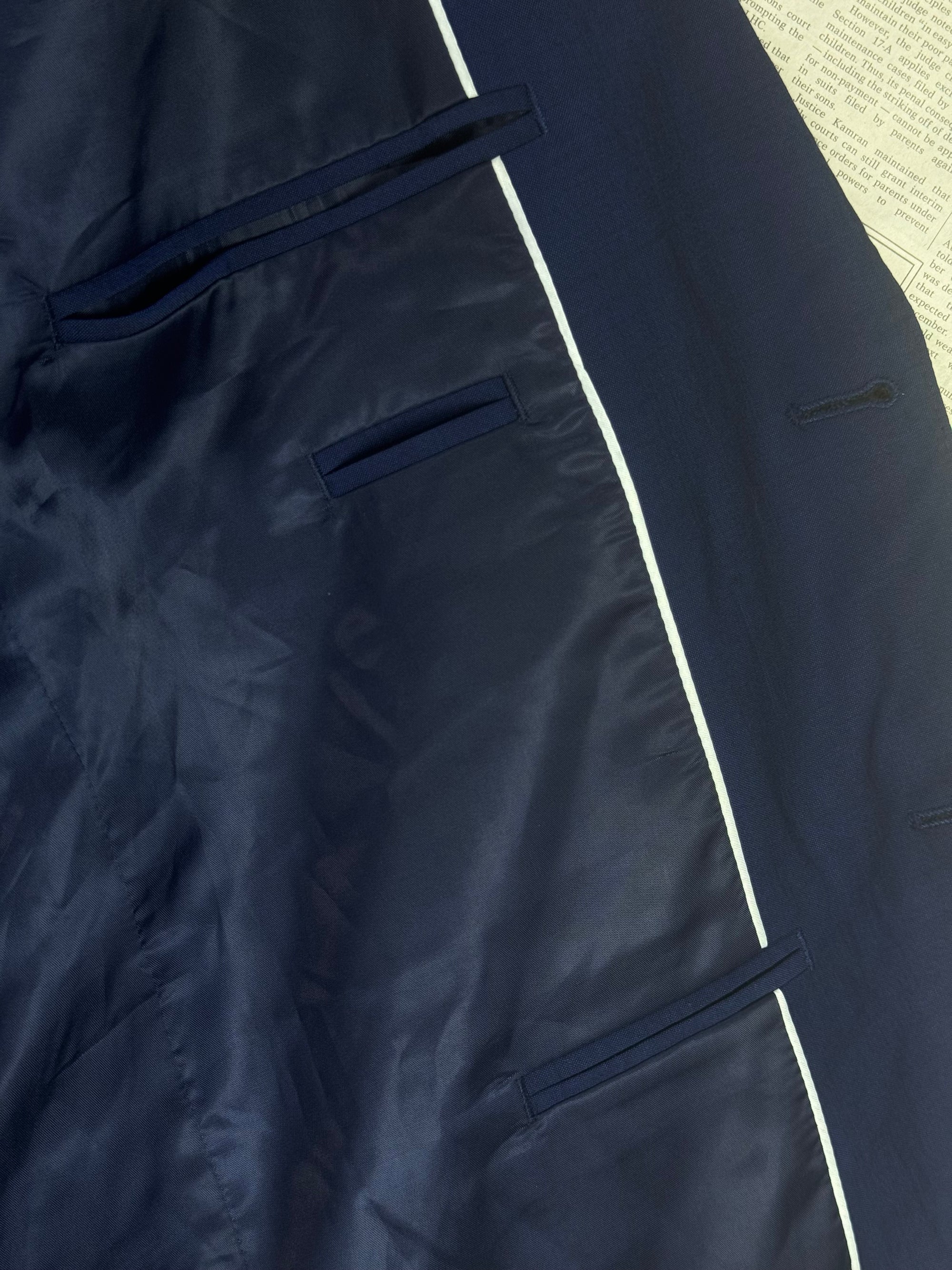 Moss® Medium | Chest: 22" | Blue | Coat | Wool Blend | 2053 - Genuine Maal