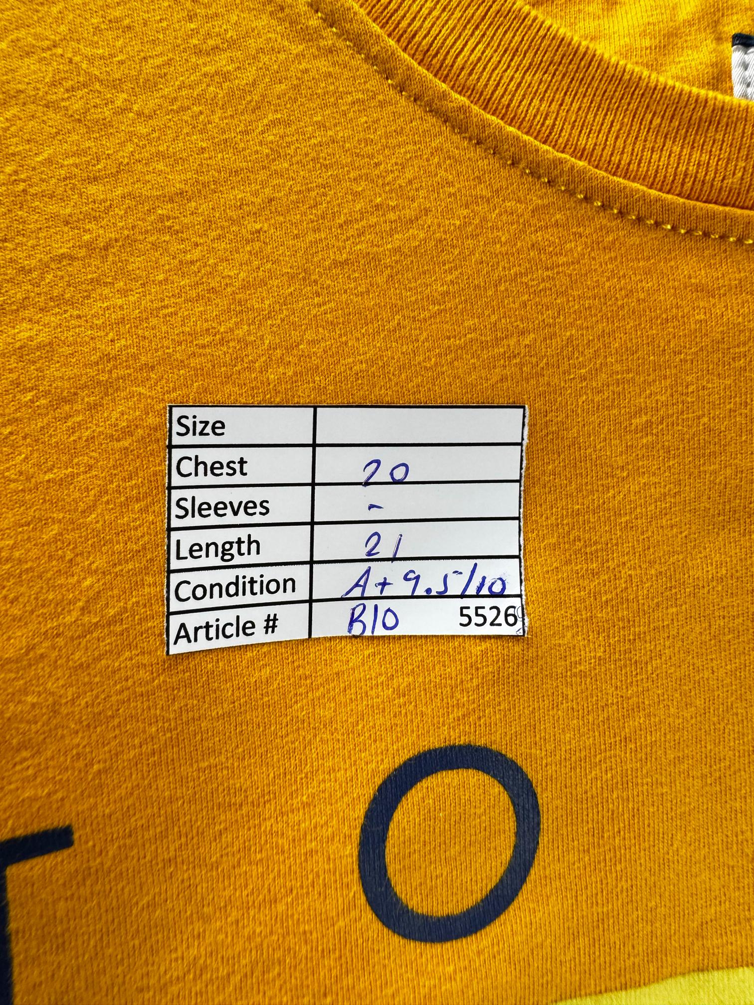 Tommy Jeans® Large | Bust: 20" | Mustard | T-Shirt | B10 - 5526 - Genuine Maal