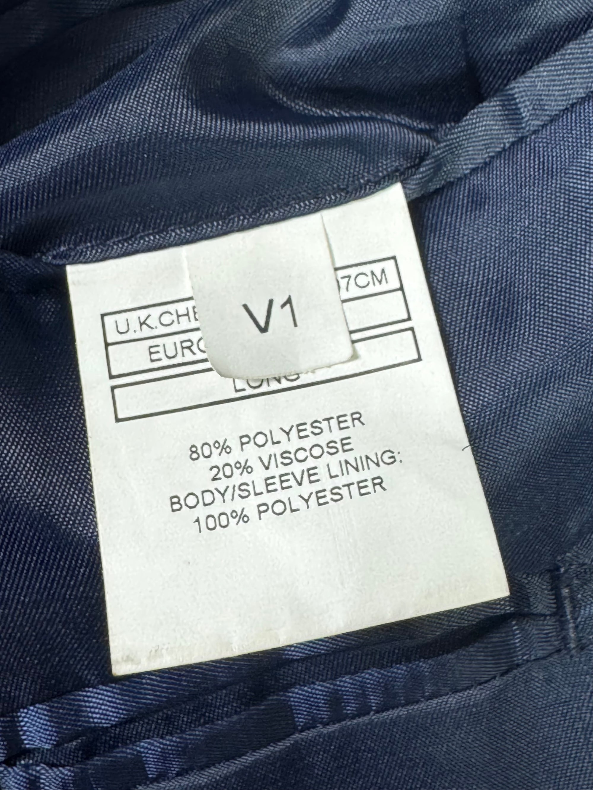 Moss® Small | Chest: 21" | Blue | Fit: Slim | Unstructured Blazer | Poly - Viscose | 2052 - Genuine Maal