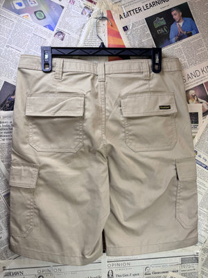 Workwear® Waist: 36" | Beige | Cargo Shorts | Poly - Cotton | 1690 - Genuine Maal