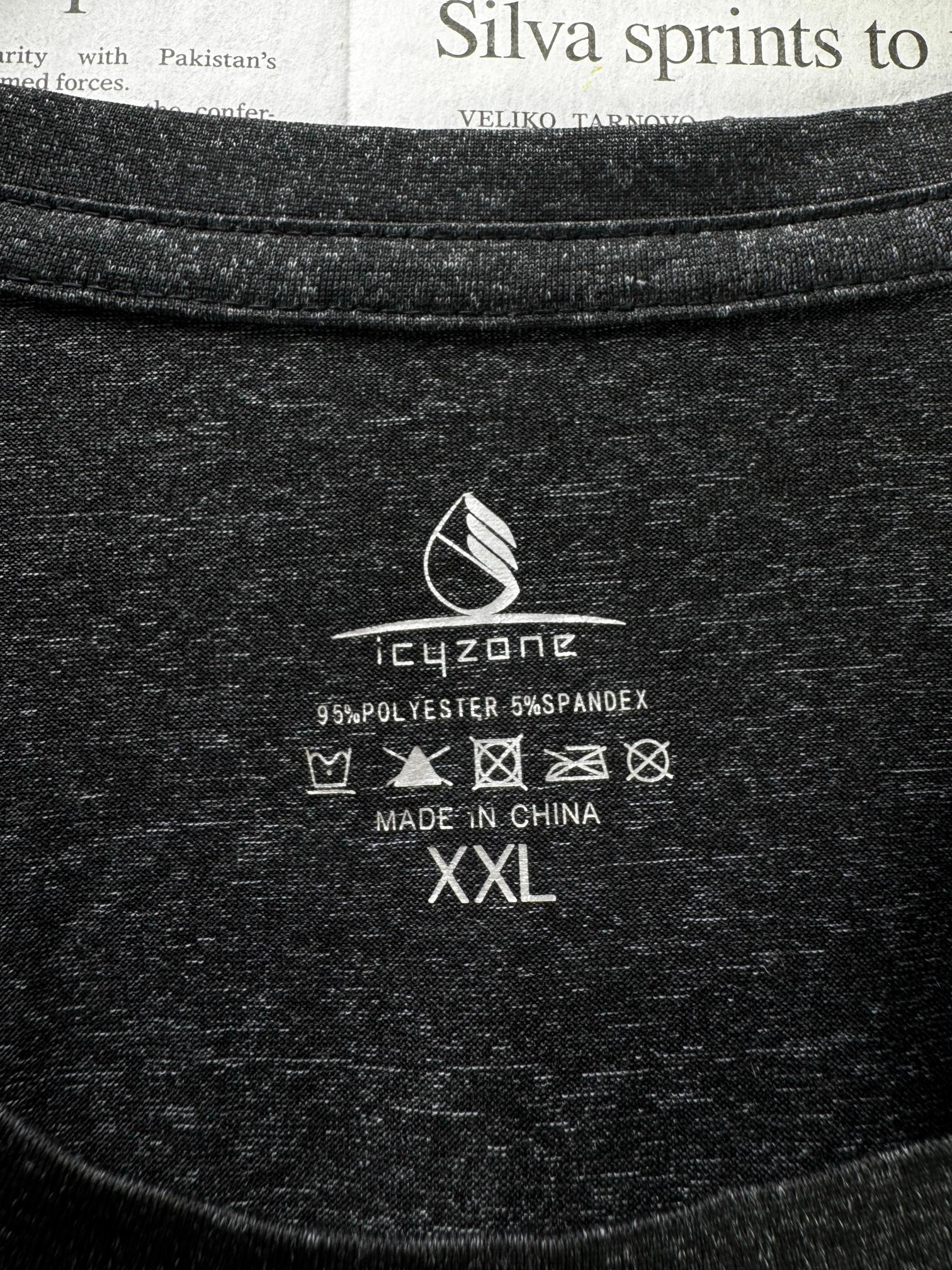 Icyzone® XXL | Bust: 23" | Black | T-Shirt | B10 - 5520 - Genuine Maal