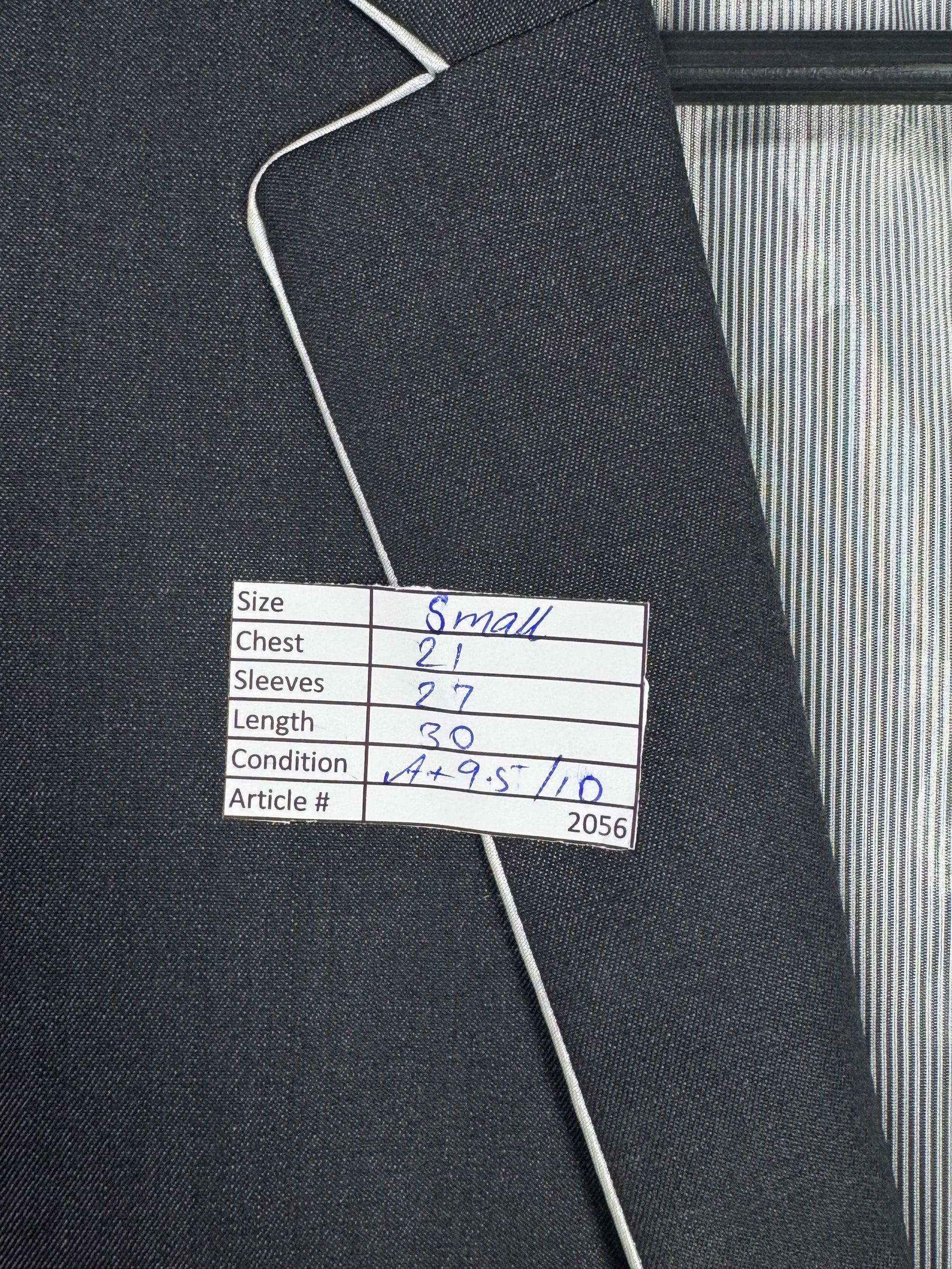 Next® Small | Chest: 21" | Grey | Fit: 40L | Coat | Wool Blend | 2056 - Genuine Maal